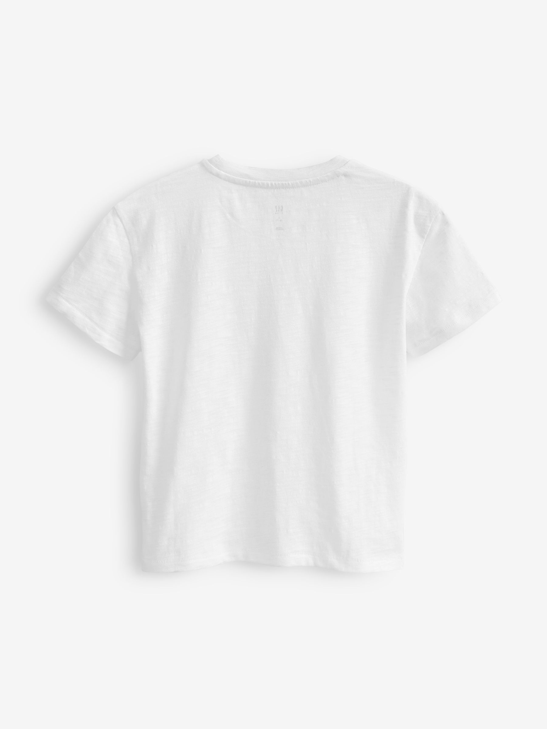 White Pocket Short Sleeve Crew Neck T-Shirt (4-13yrs) - Image 2 of 3