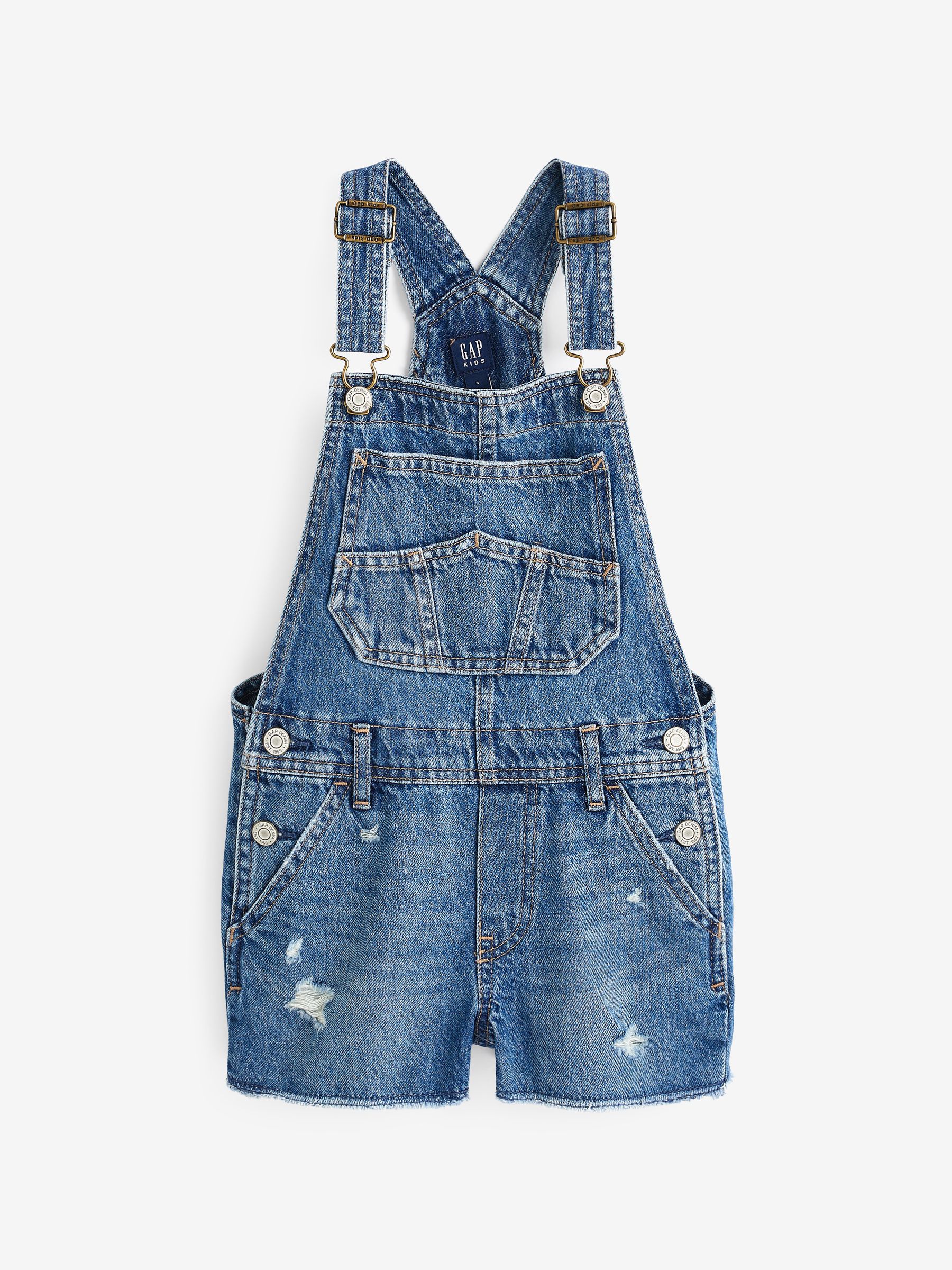 Blue Denim Dungarees - Image 1 of 3
