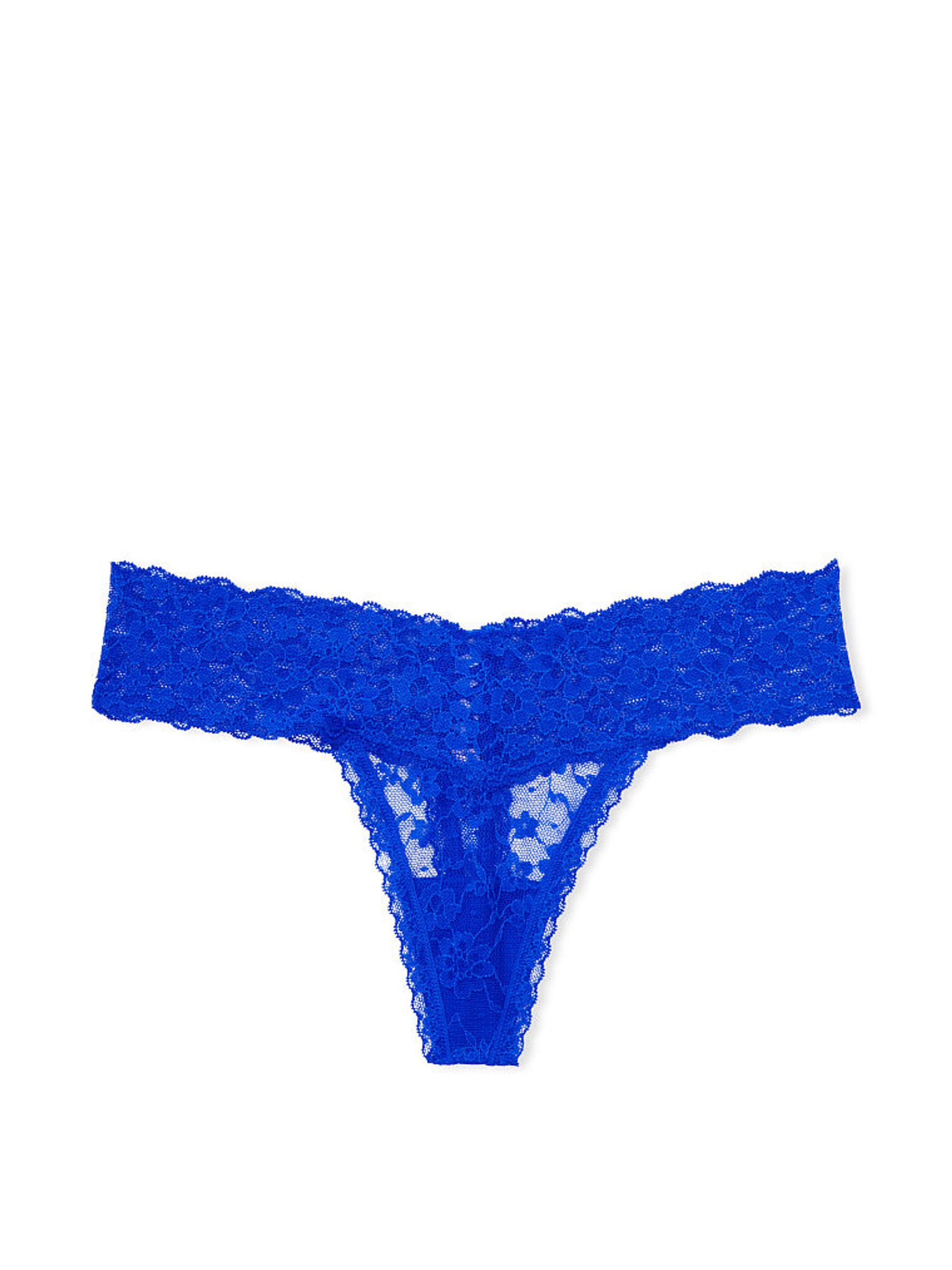 Blue Oar Thong Lace Knickers - Image 3 of 3