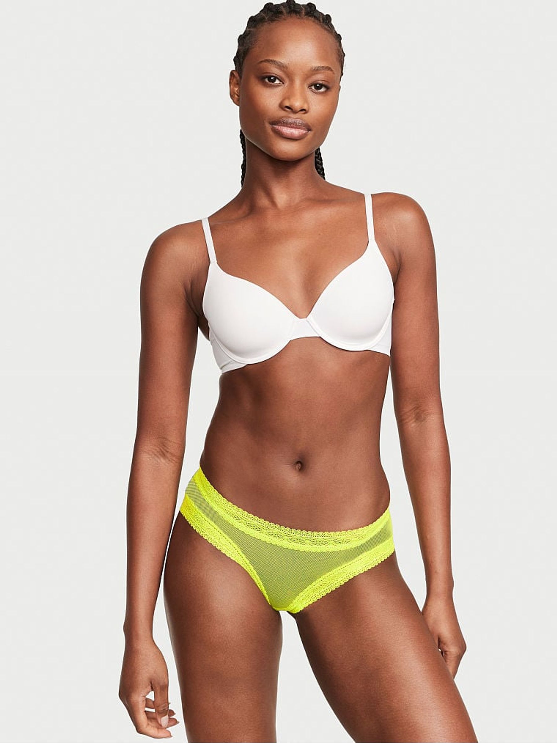 Limelight Green Arc Lace Lacie Cheeky Knickers - Image 1 of 3
