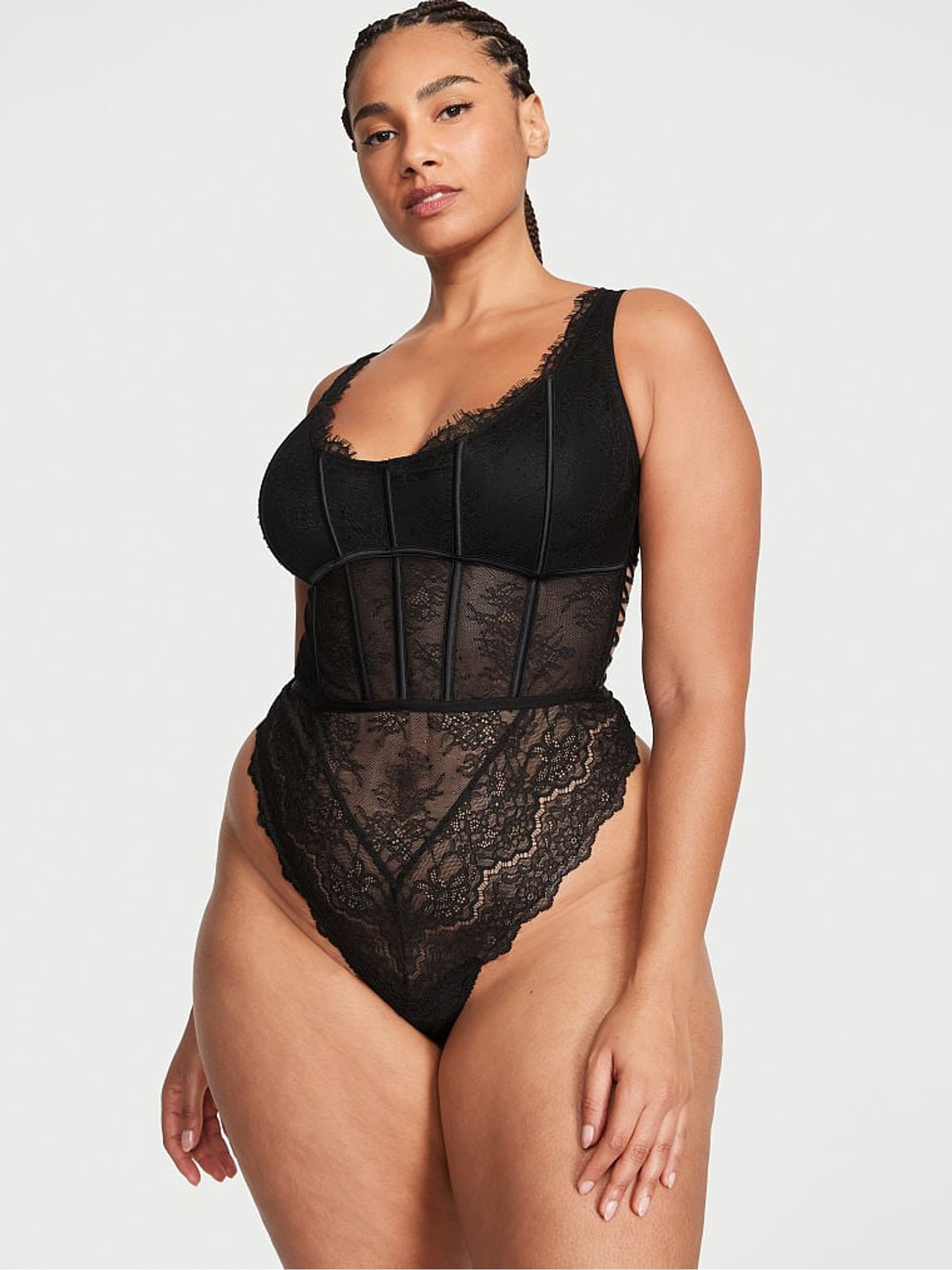 Black Lace Bodysuit - Image 1 of 3