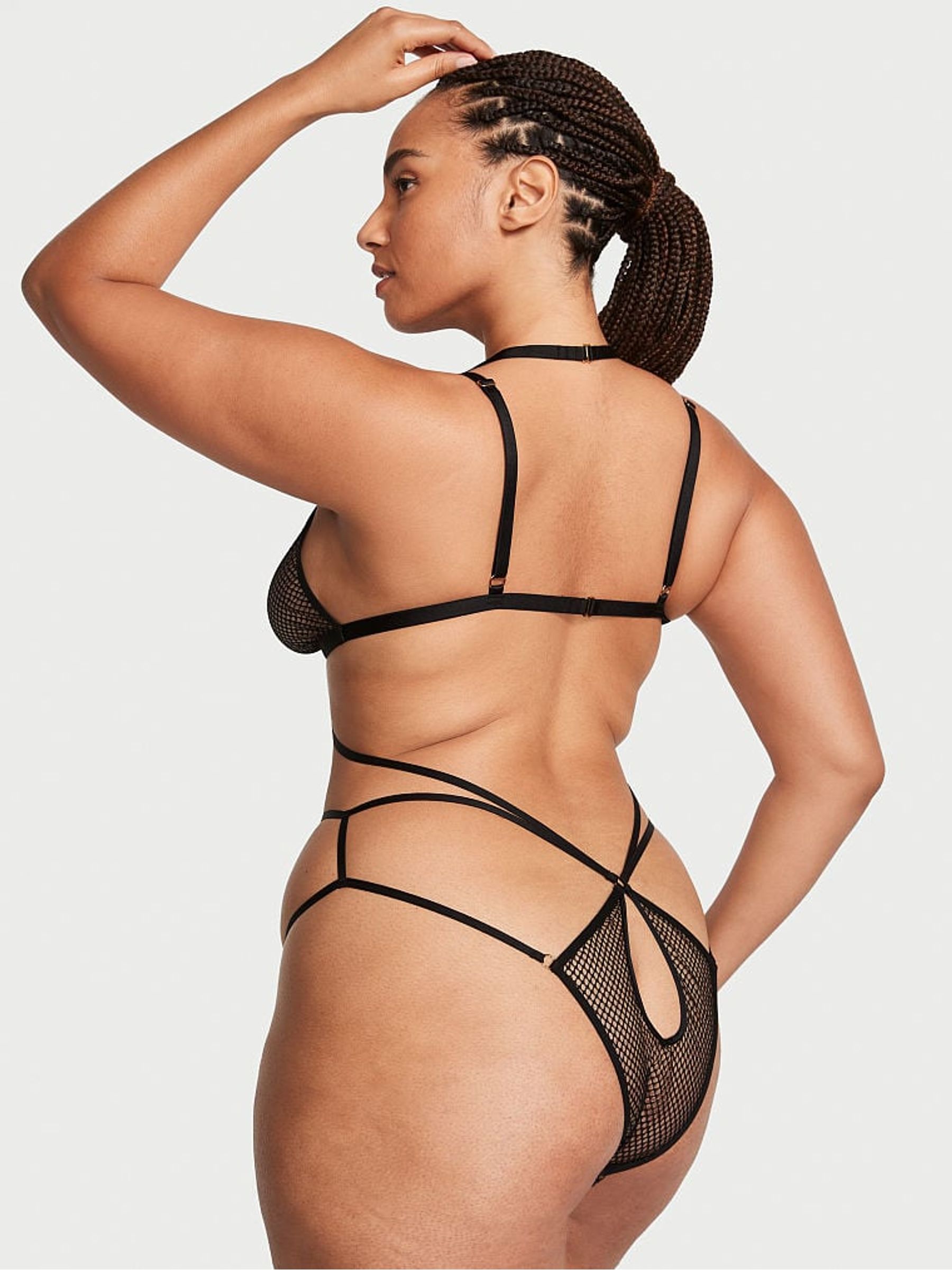 Black Fishnet Bodysuit - Image 2 of 3