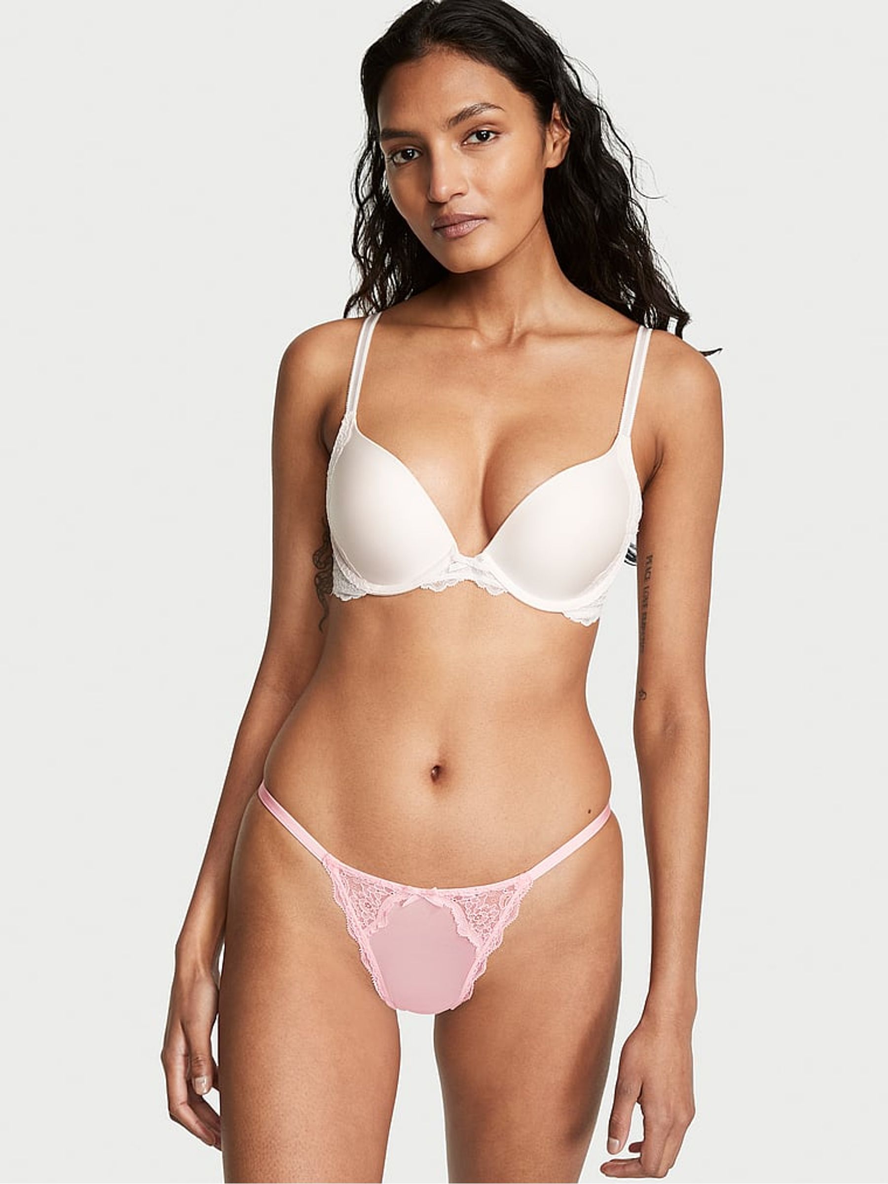 Pretty Blossom Pink Smooth G String Knickers - Image 1 of 3