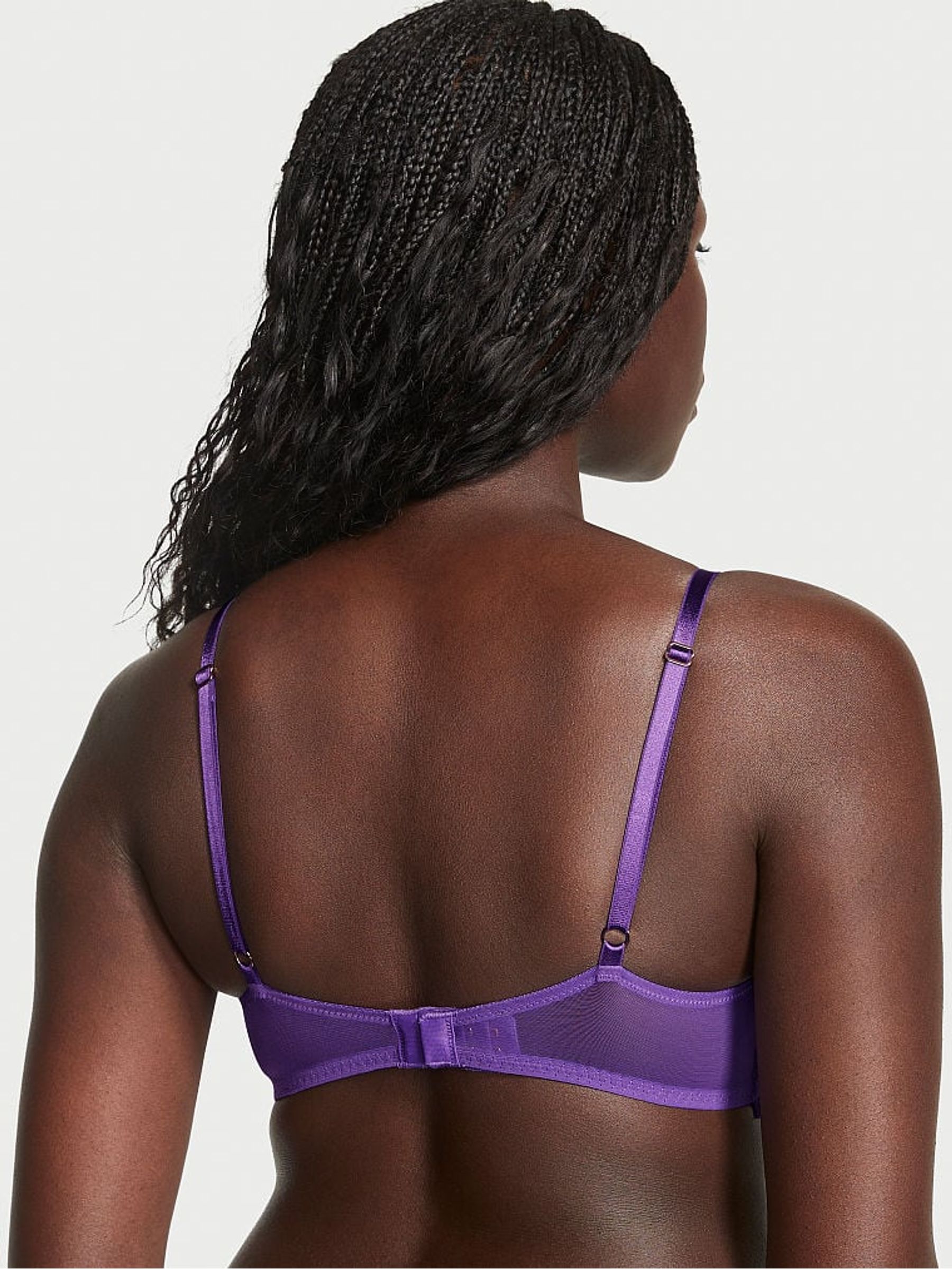 Violetta Purple Lace Lightly Lined Full Cup Bra - Image 2 of 3