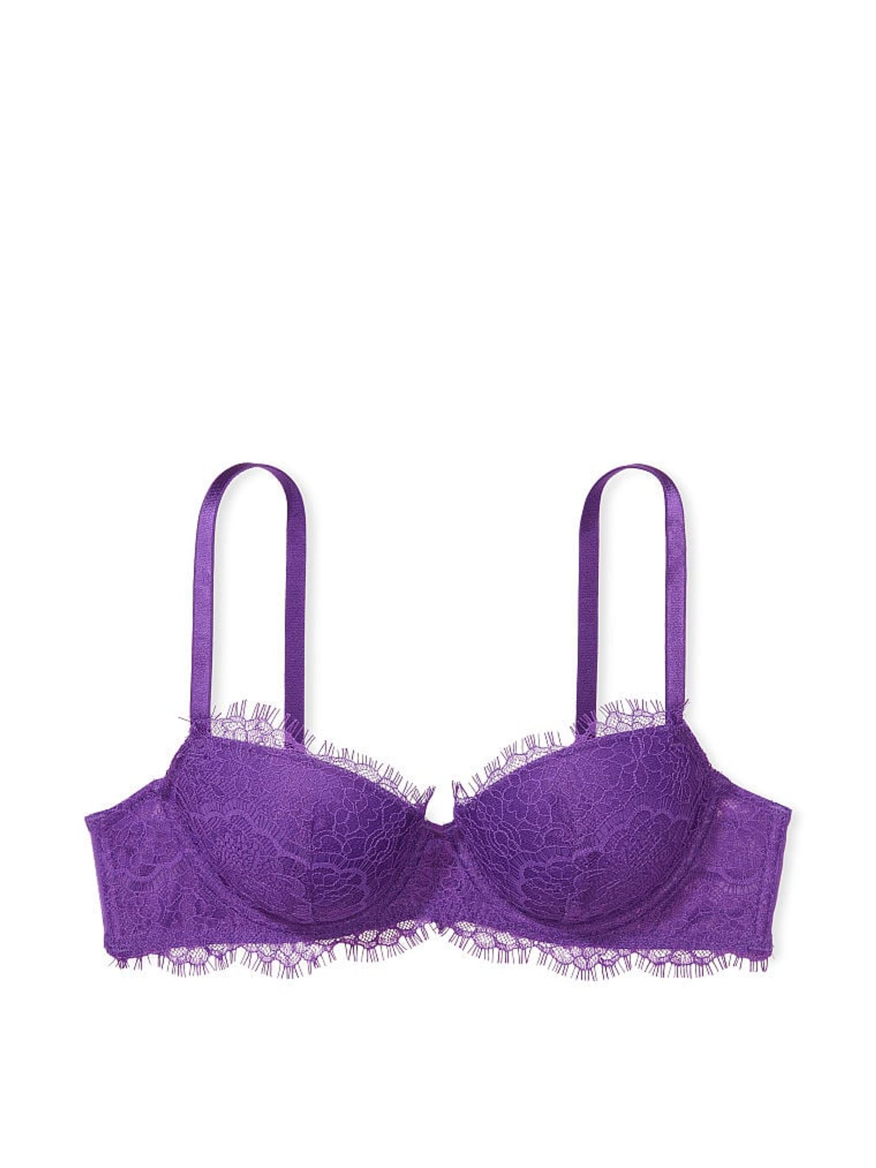 Violetta Purple Lace Lightly Lined Full Cup Bra - Image 3 of 3