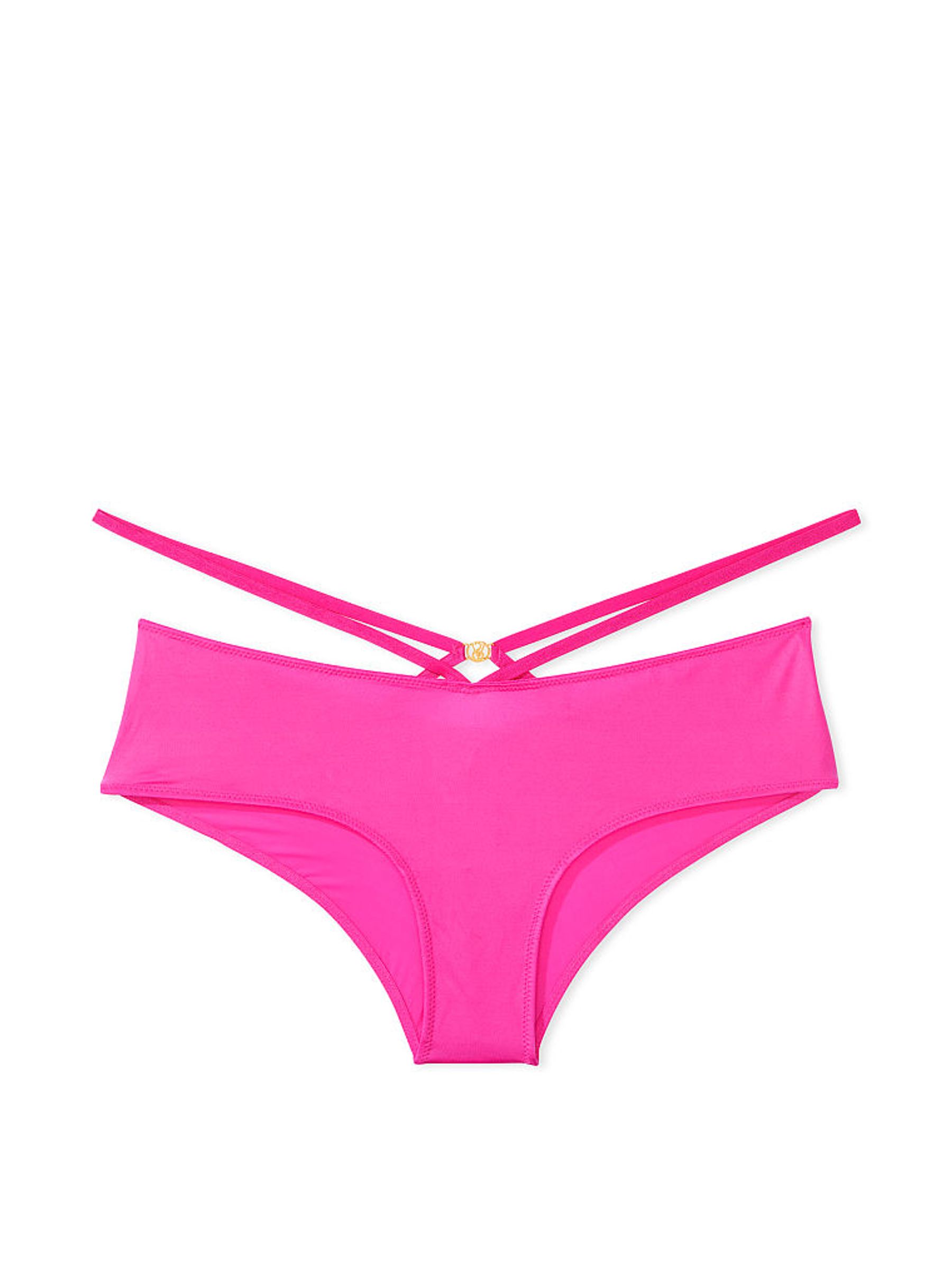 Fuchsia Frenzy Cheeky So Obsessed Strappy Cheeky Panty Knickers - Image 3 of 5