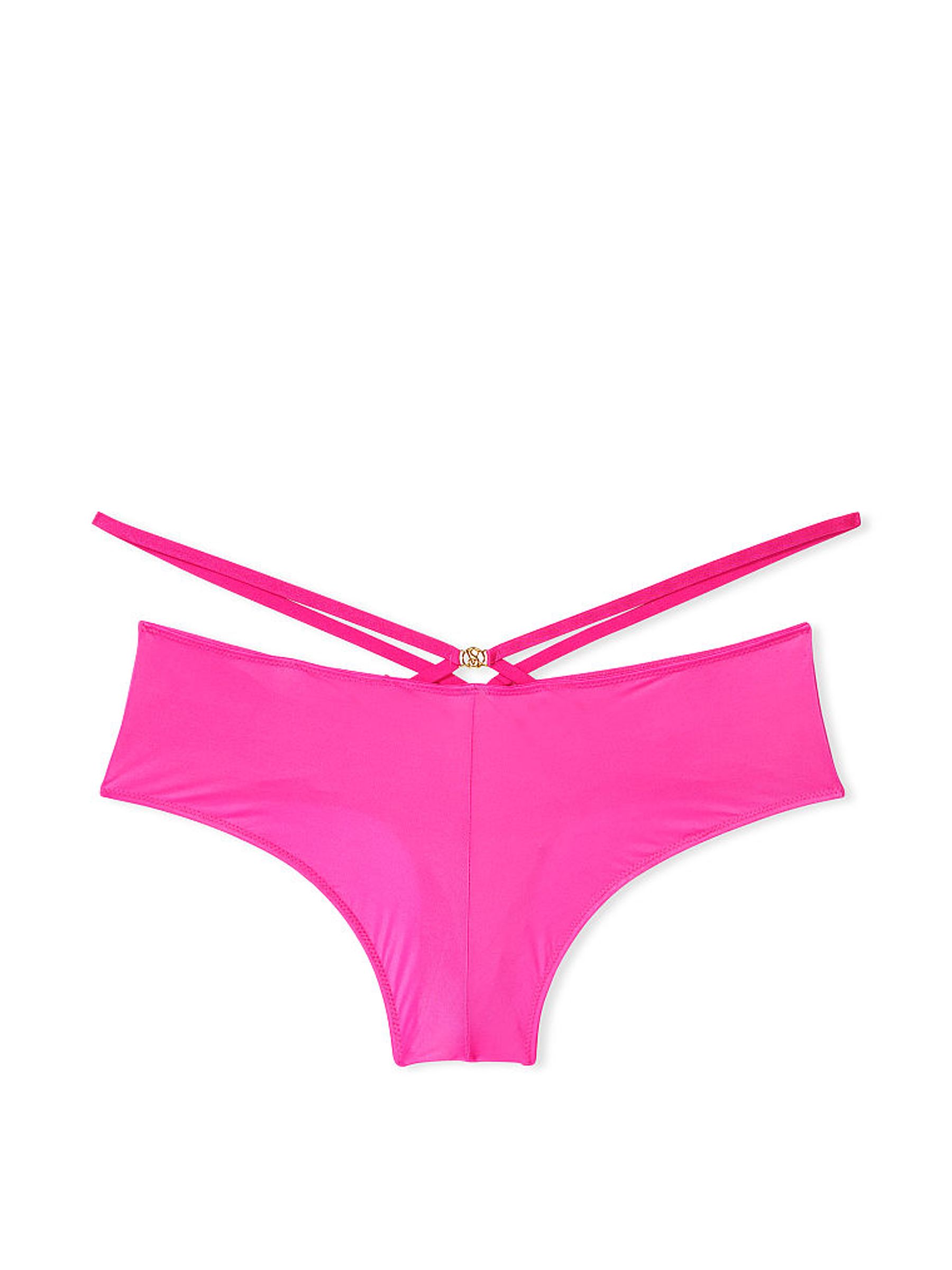 Fuchsia Frenzy Cheeky So Obsessed Strappy Cheeky Panty Knickers - Image 4 of 5