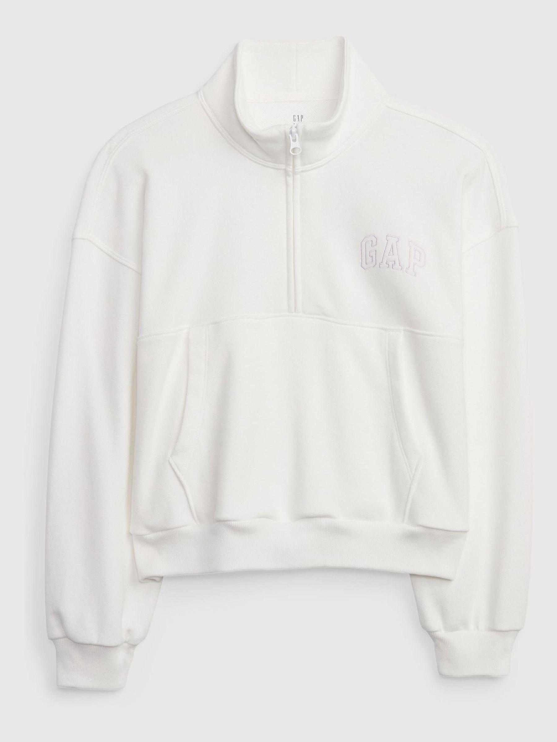 White Logo Pullover Jumper - Image 1 of 1