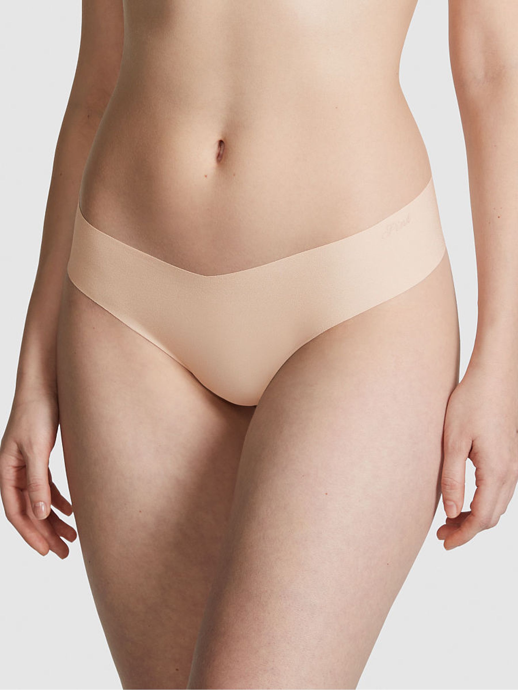 Marizpan Nude No Show Thong Knickers - Image 1 of 3