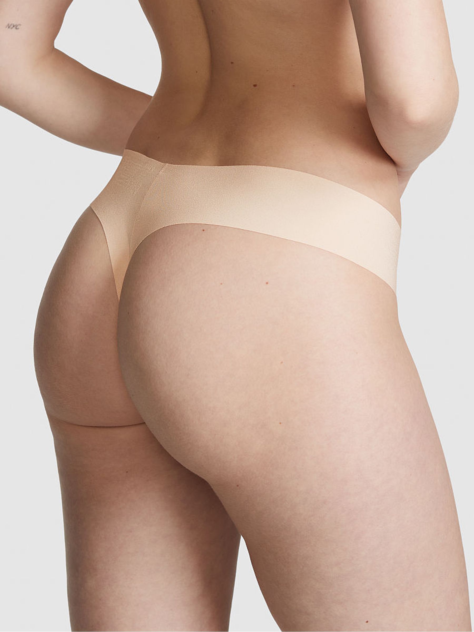 Marizpan Nude No Show Thong Knickers - Image 2 of 3