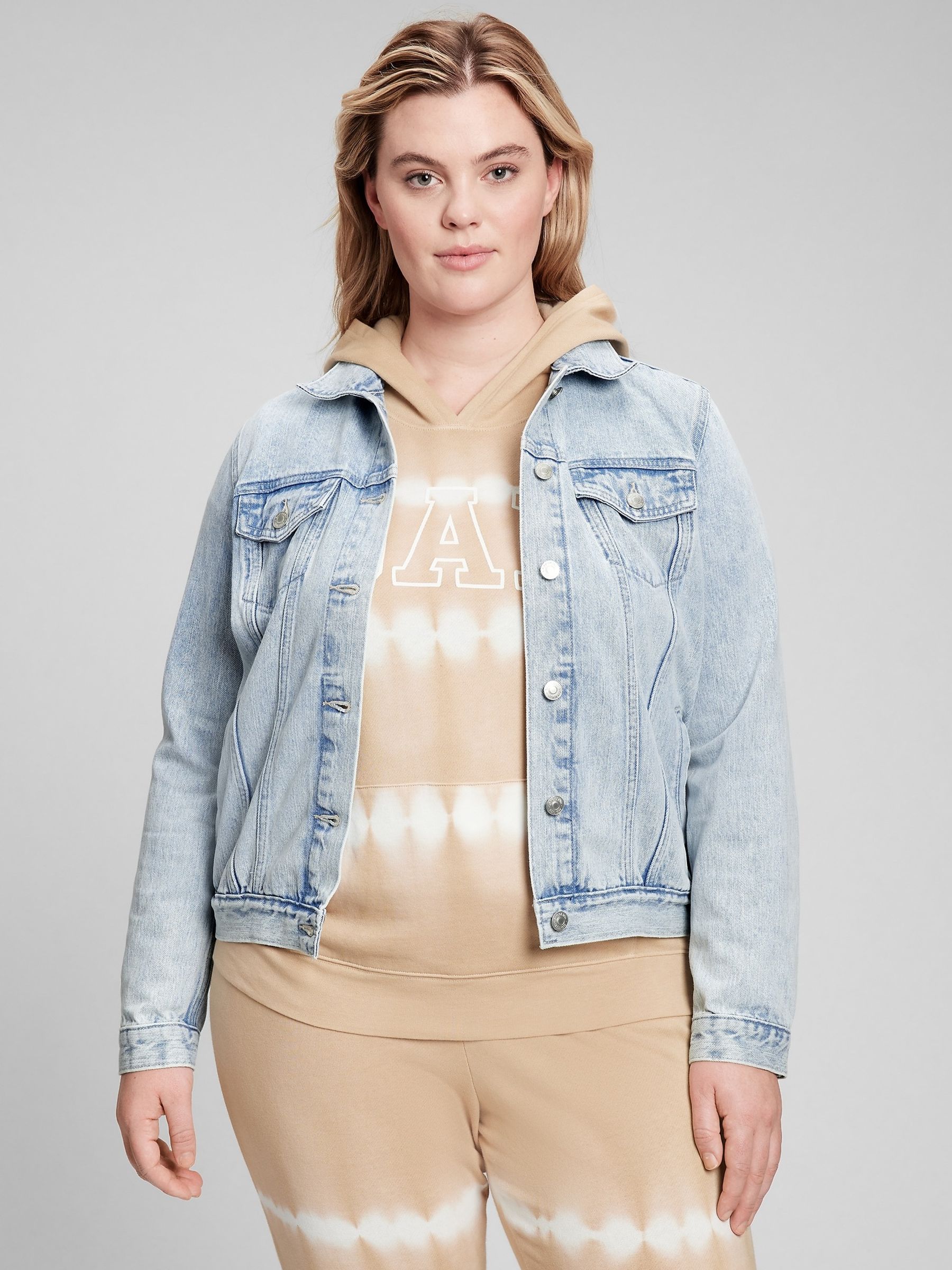 Light Blue Icon Denim Jacket - Image 3 of 5