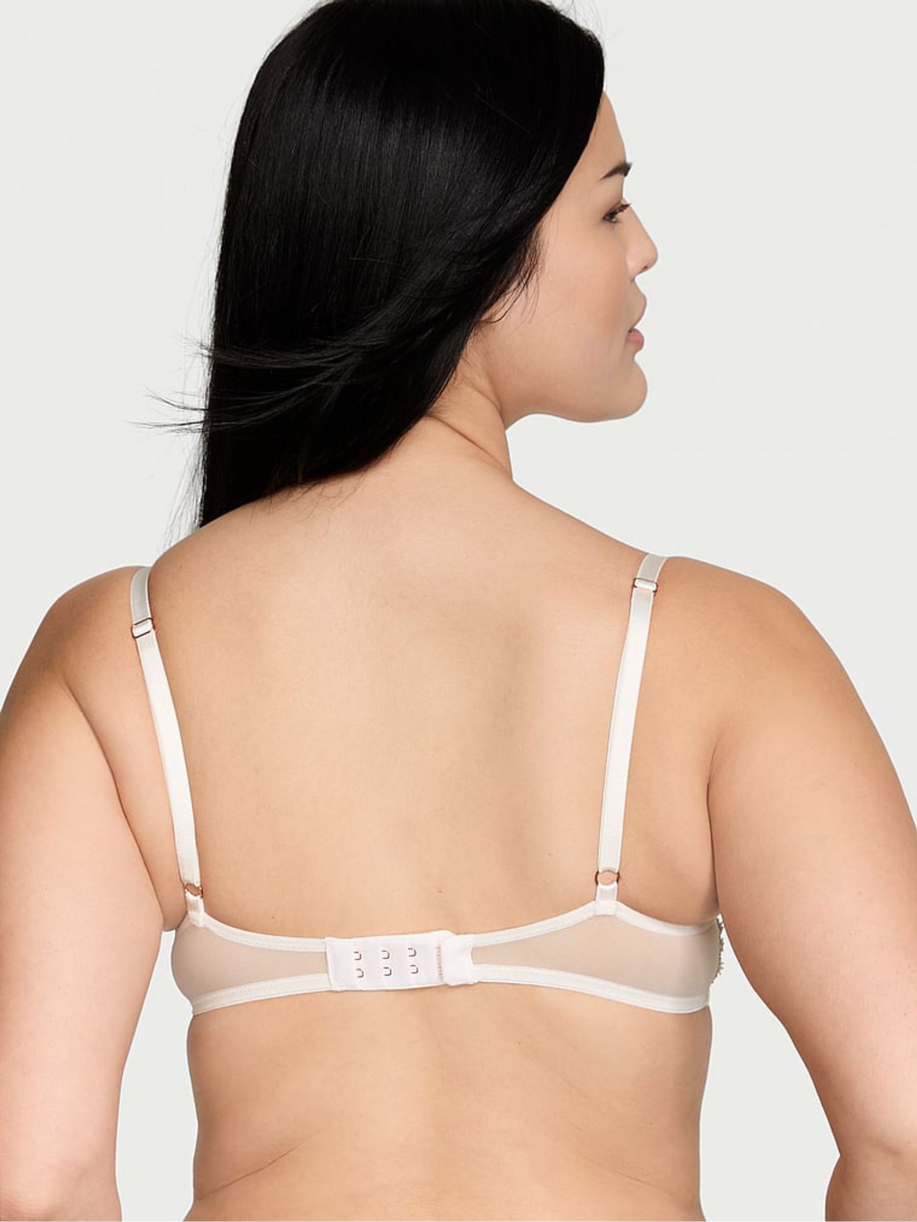 White Coconut Boho Floral Push Up Boho Floral Bra - Image 2 of 3