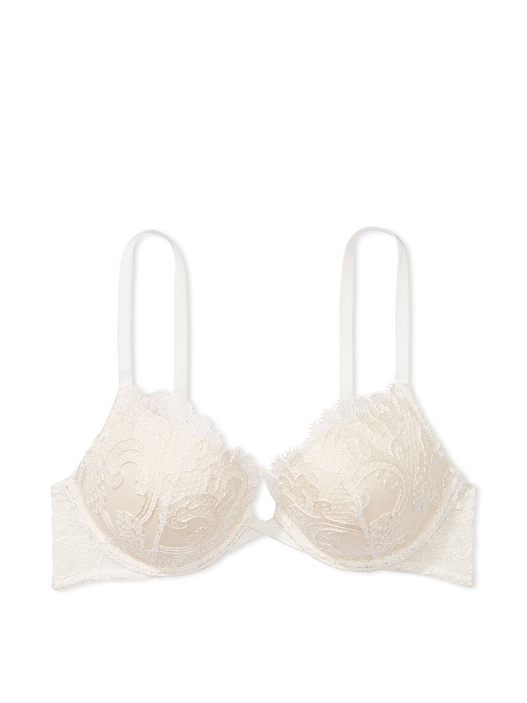 White Coconut Boho Floral Push Up Boho Floral Bra - Image 3 of 3