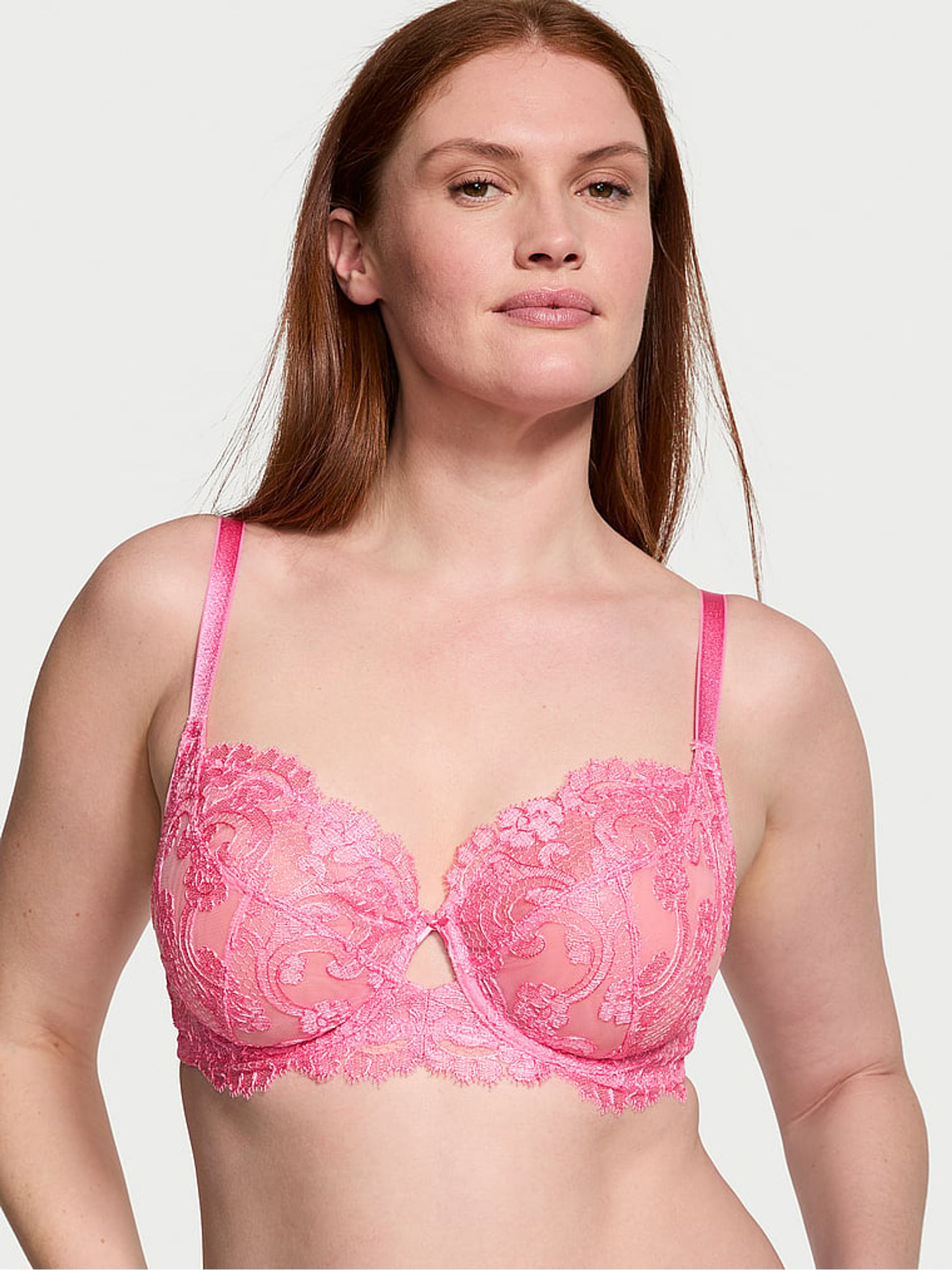 Pink Tickled Boho Floral Fuller Cup Boho Floral Bra - Image 1 of 3