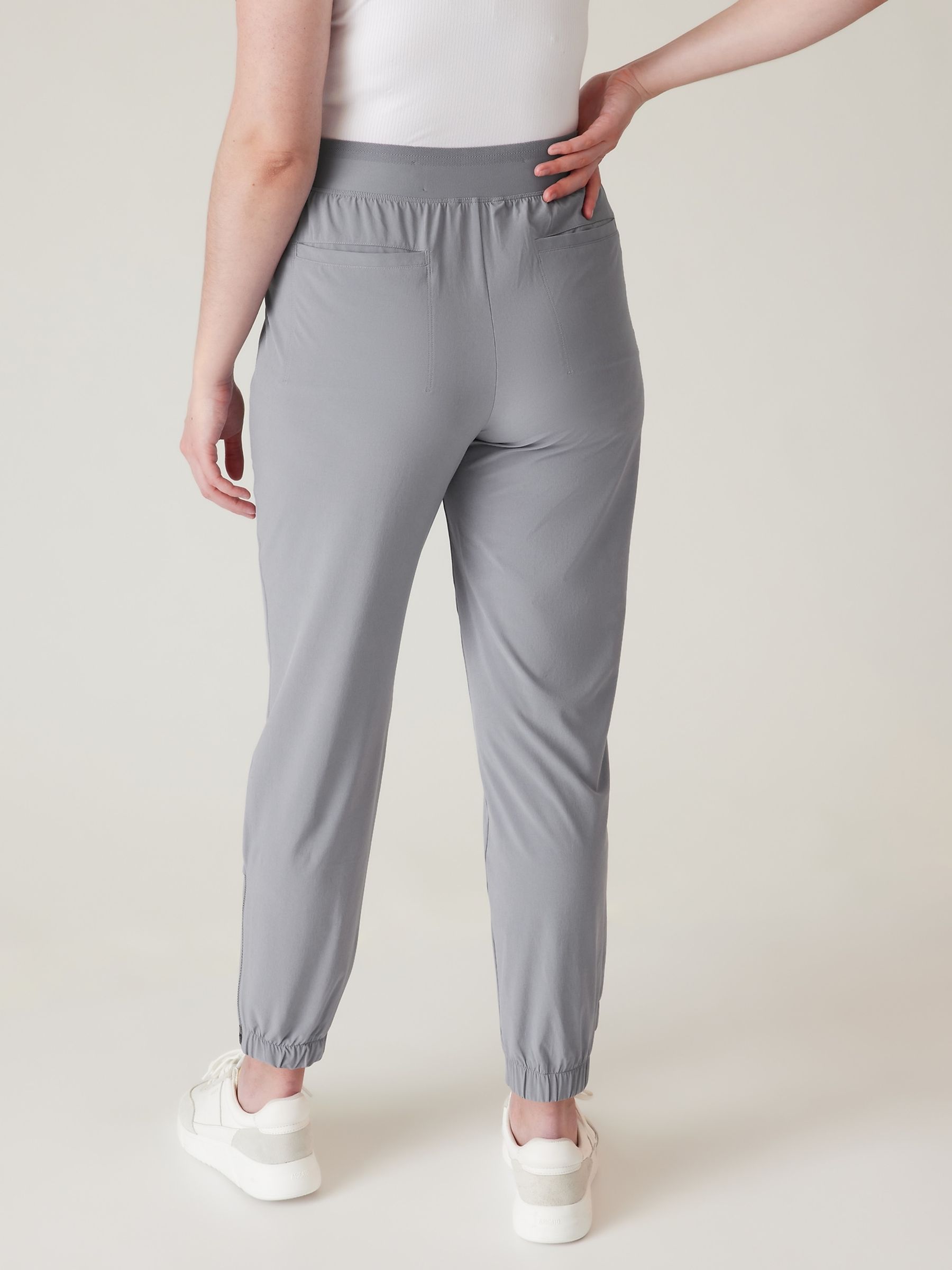 Athleta Blue Brooklyn Mid Rise Featherweight Joggers - Image 2 of 5