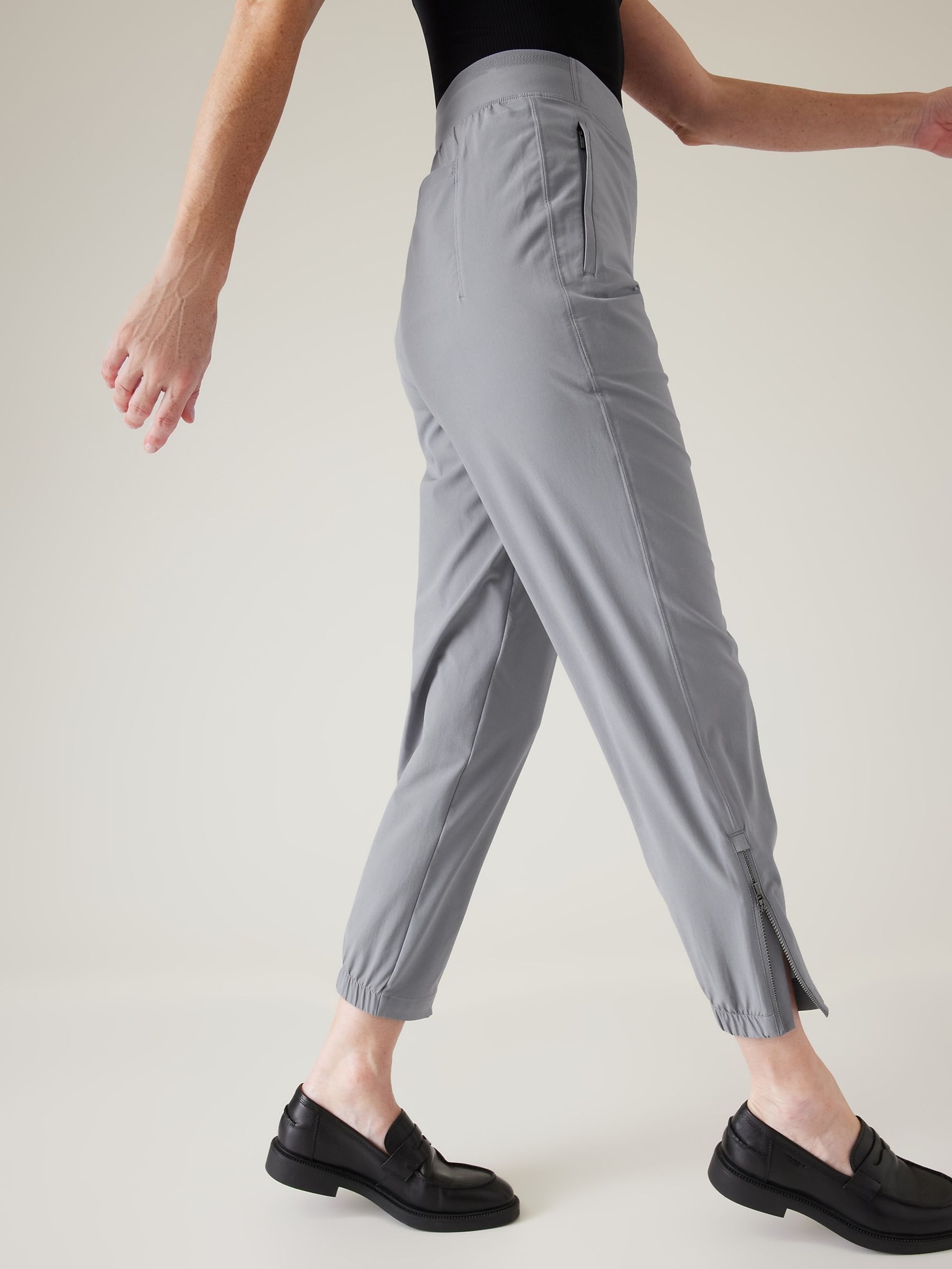 Athleta Blue Brooklyn Mid Rise Featherweight Joggers - Image 5 of 5