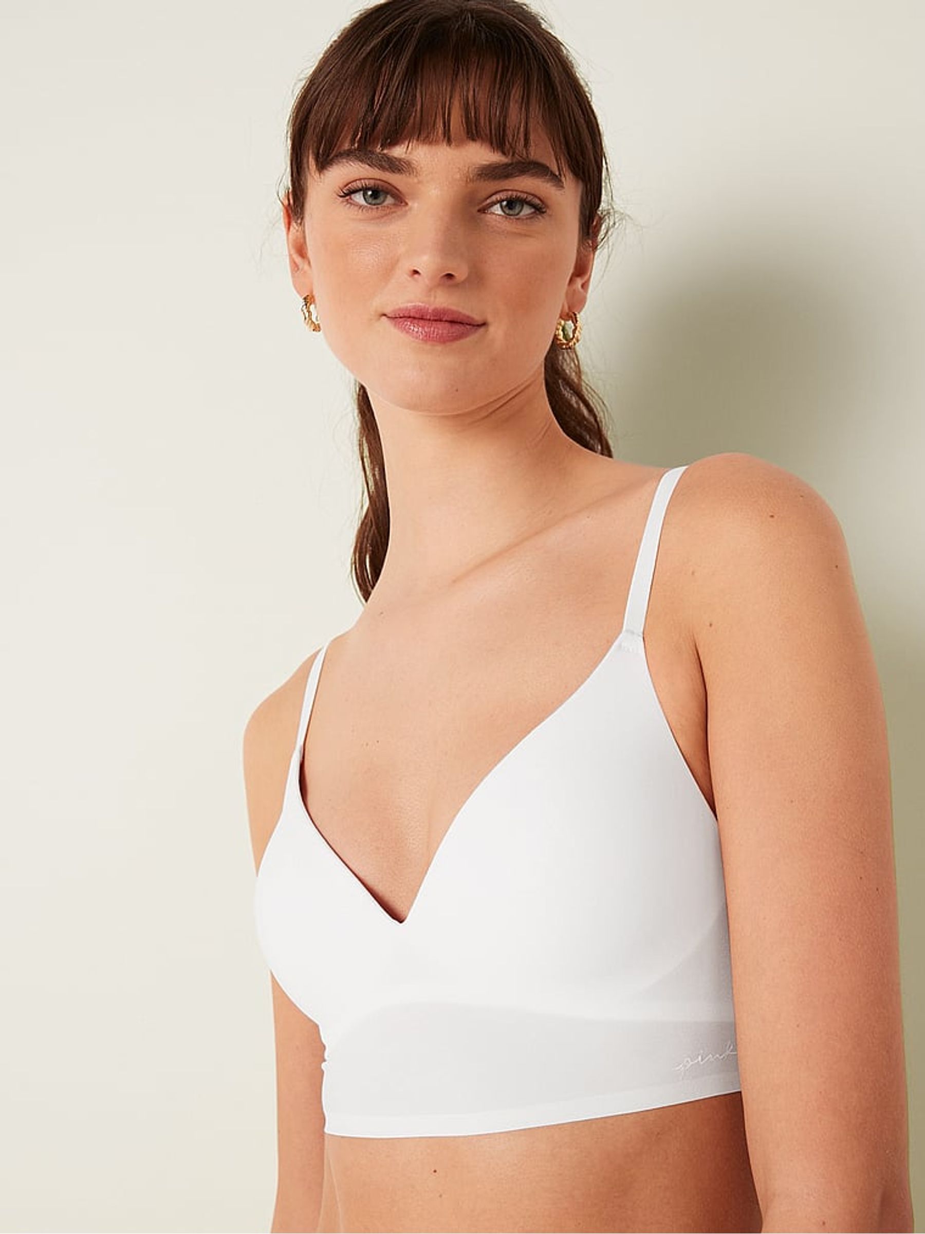 Optic White Non Wired Push Up Lounge Bralette - Image 3 of 4