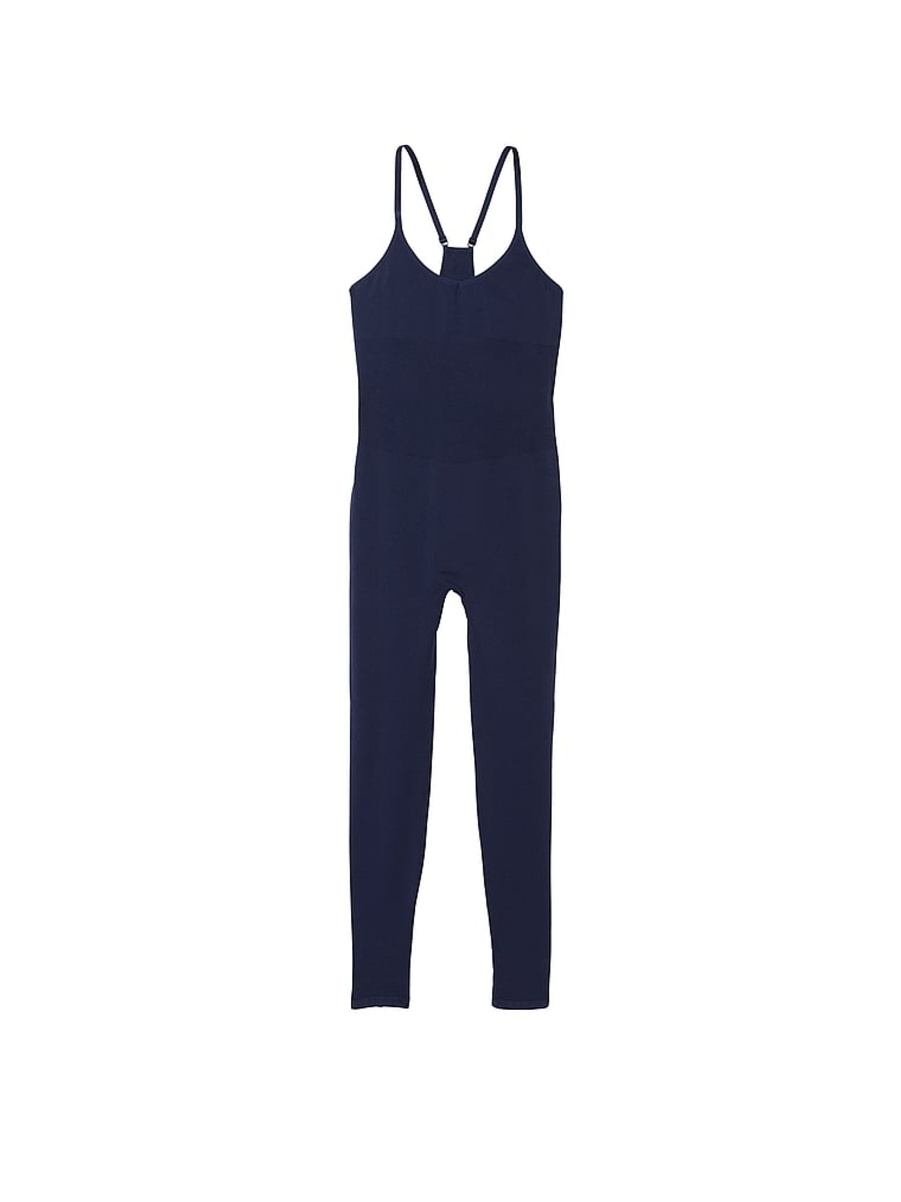 Midnight Navy Blue Workout Jumpsuit - Image 3 of 3