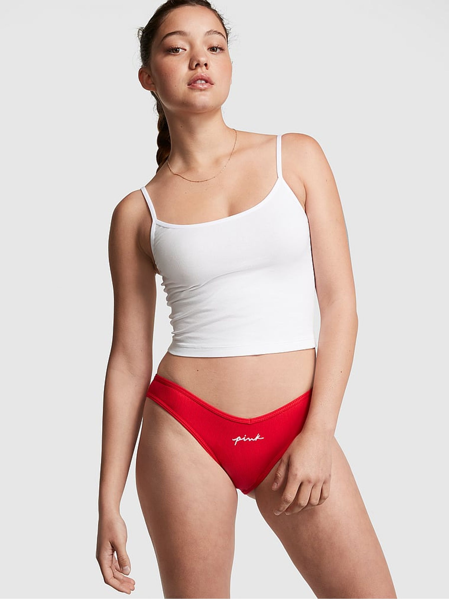 Red Pepper Cotton Bikini Knickers - Image 1 of 3