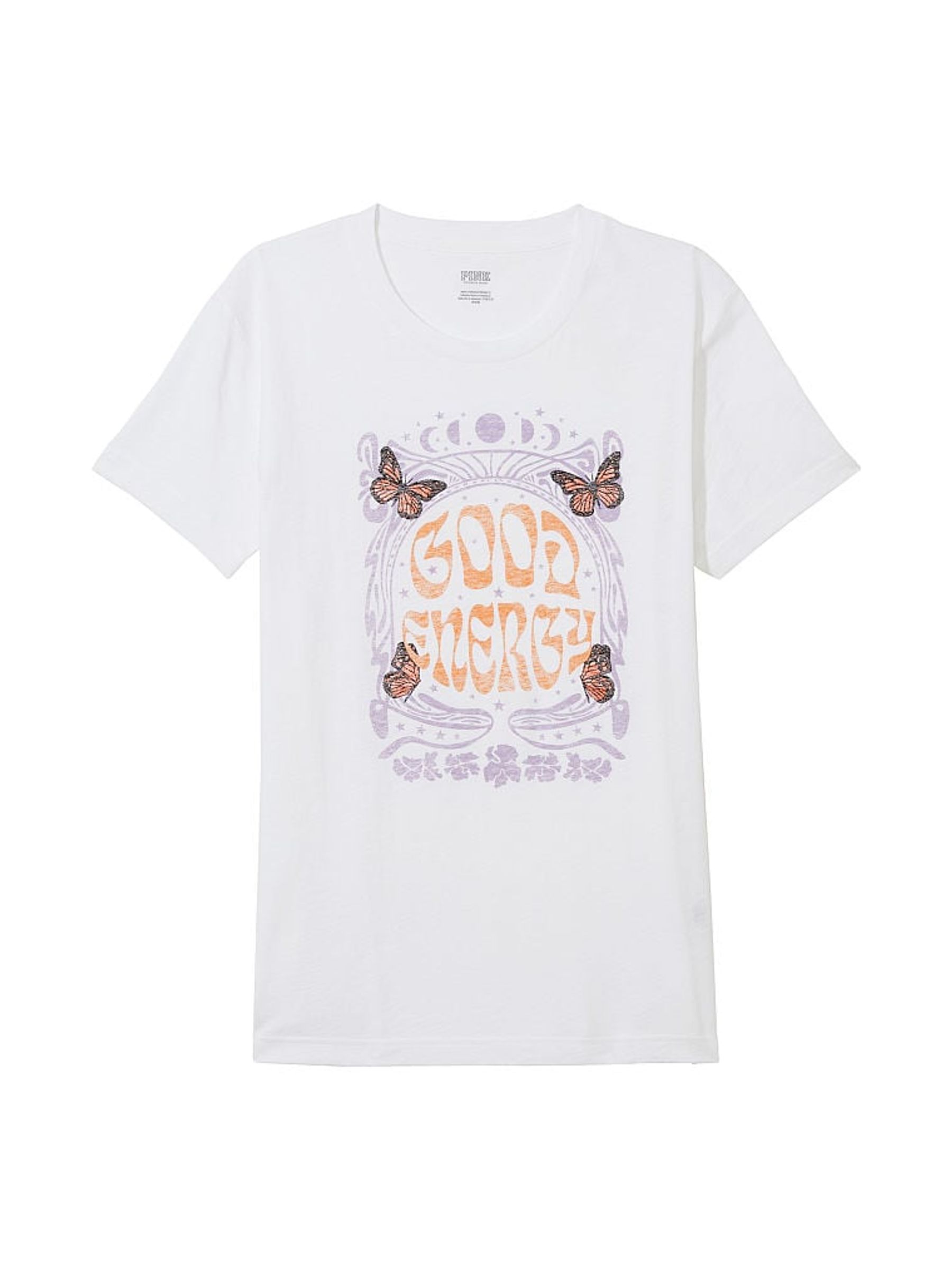 Optic White Good Energy Short Sleeve Slub T-Shirt - Image 3 of 4