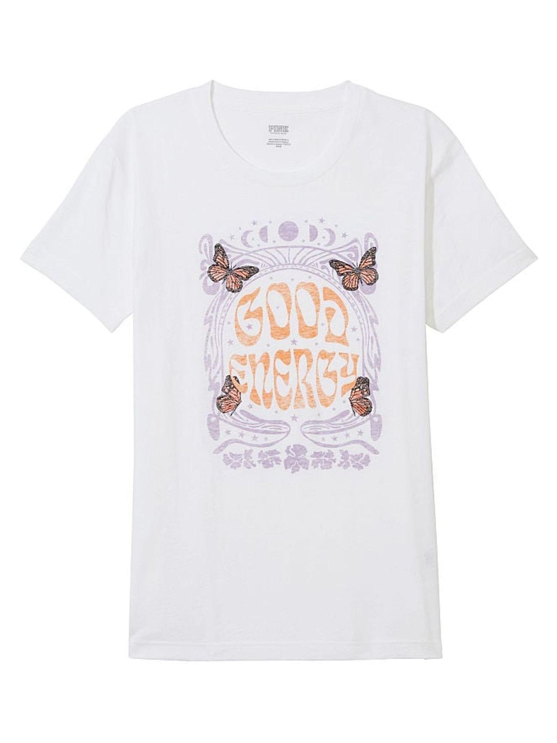 Optic White Good Energy Short Sleeve Slub T-Shirt - Image 4 of 4