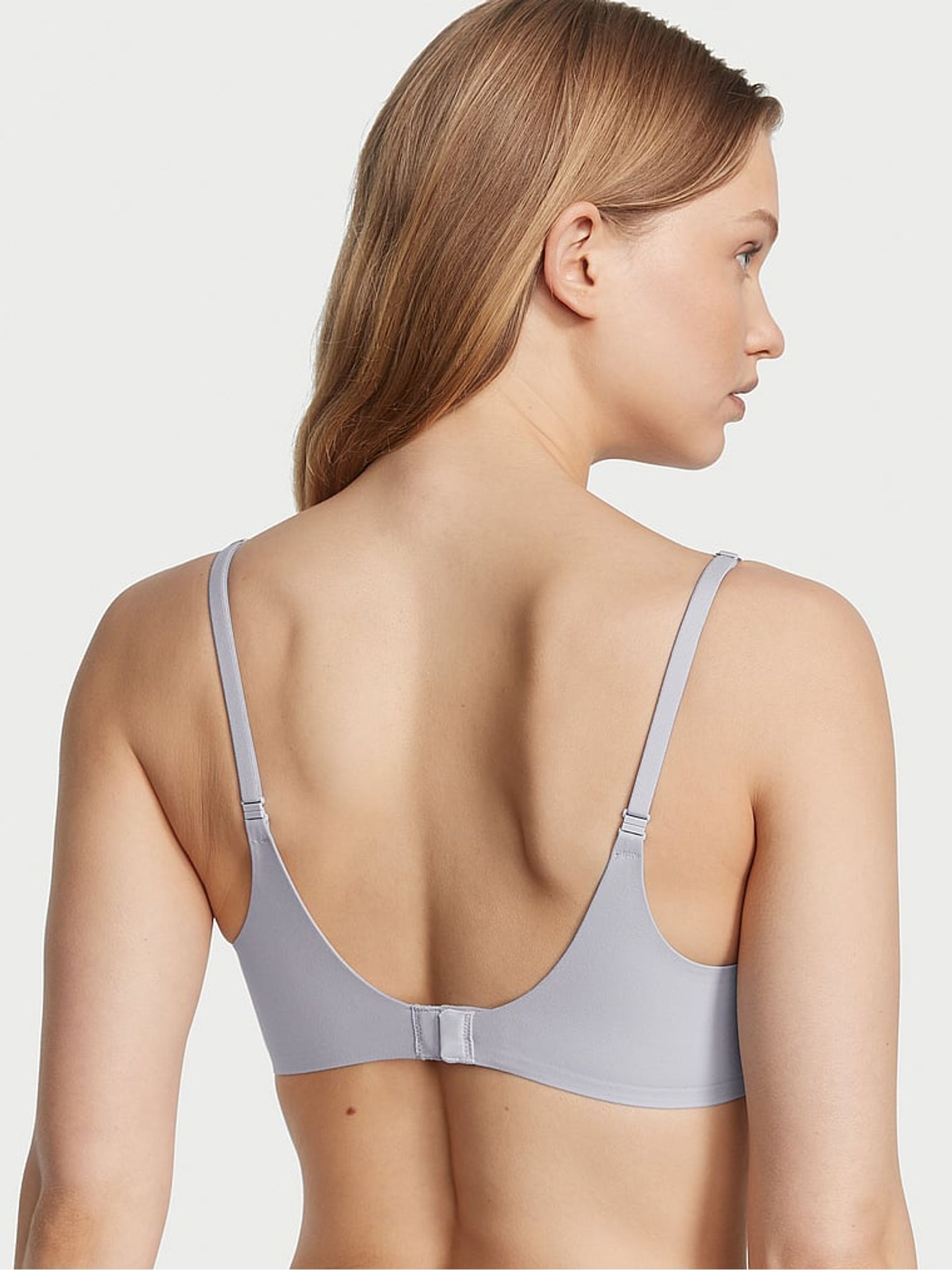 Flint Grey Smooth Lightly Lined Demi Bra - Image 2 of 4
