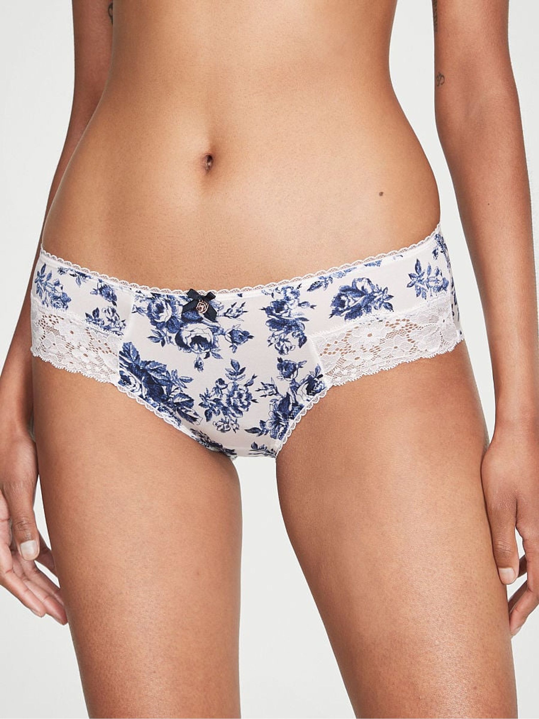Coconut White Floral Lace Hipster Knickers - Image 1 of 3