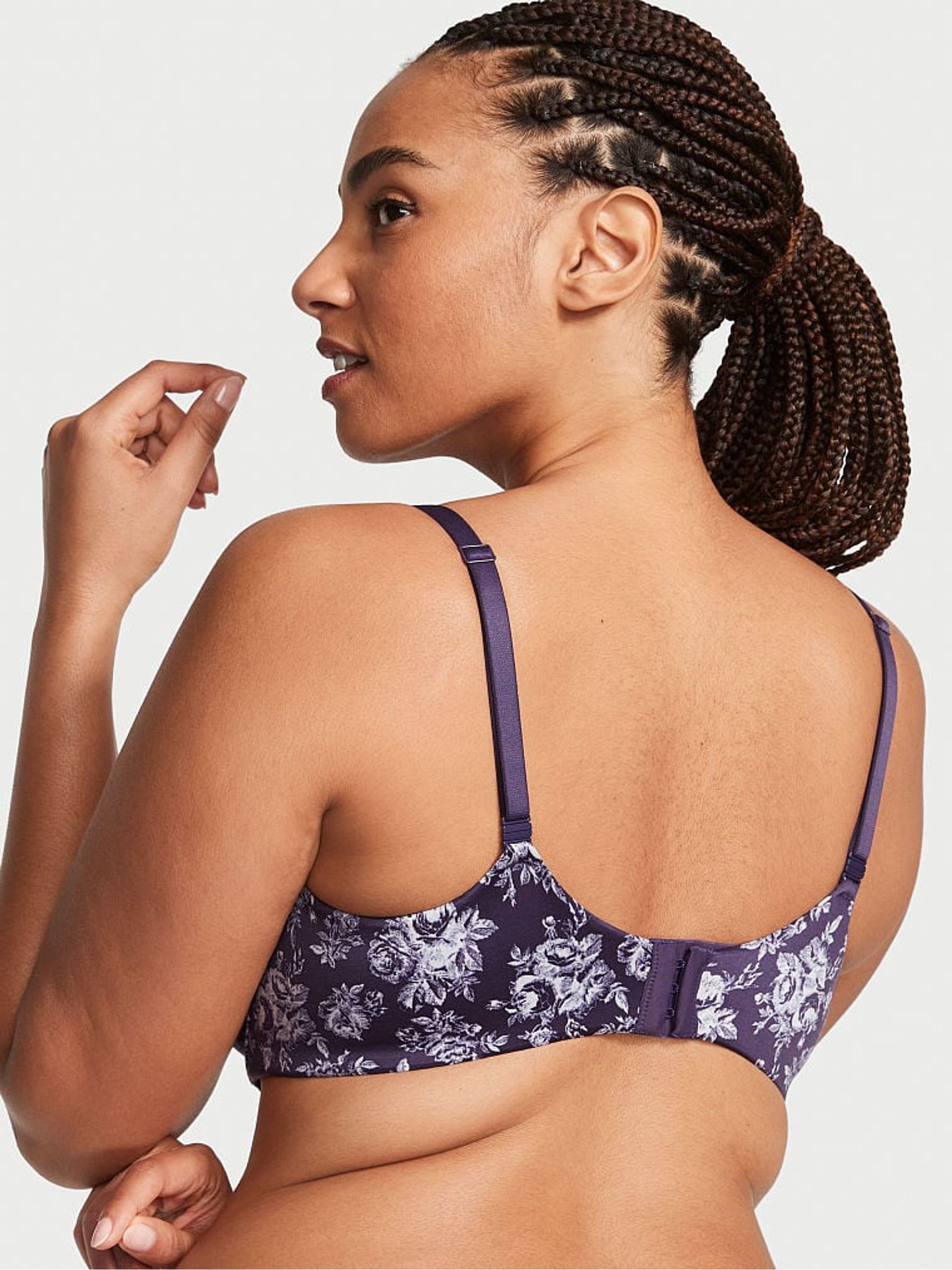 Valiant Purple Floral Lightly Lined Full Cup Bra - Image 2 of 3