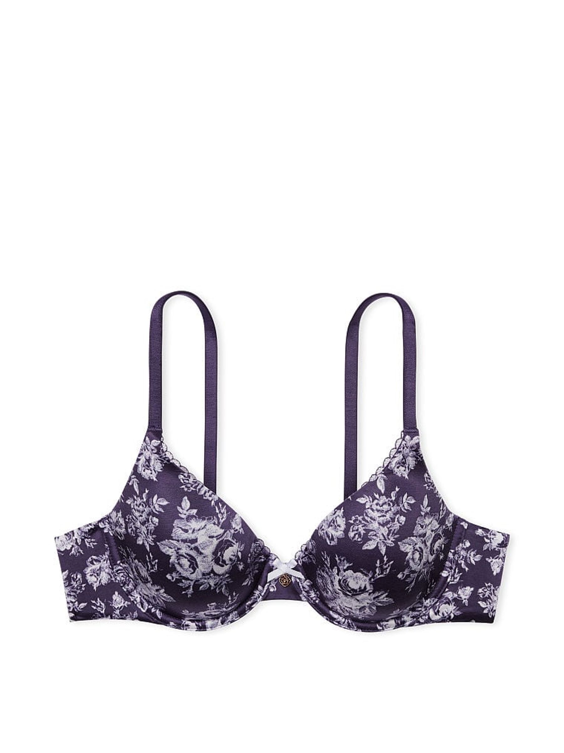 Valiant Purple Floral Lightly Lined Full Cup Bra - Image 3 of 3
