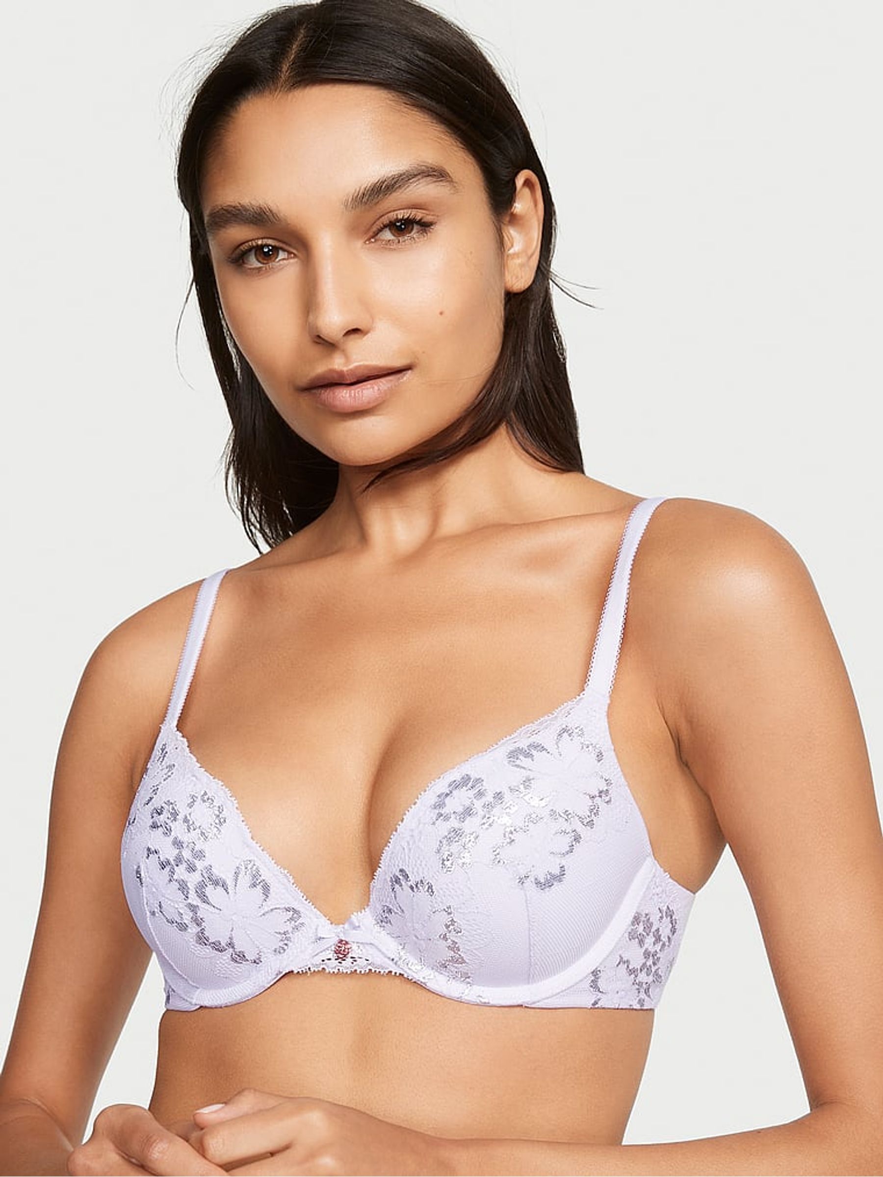 Lucky Lilac Purple Lace Bra - Image 1 of 4