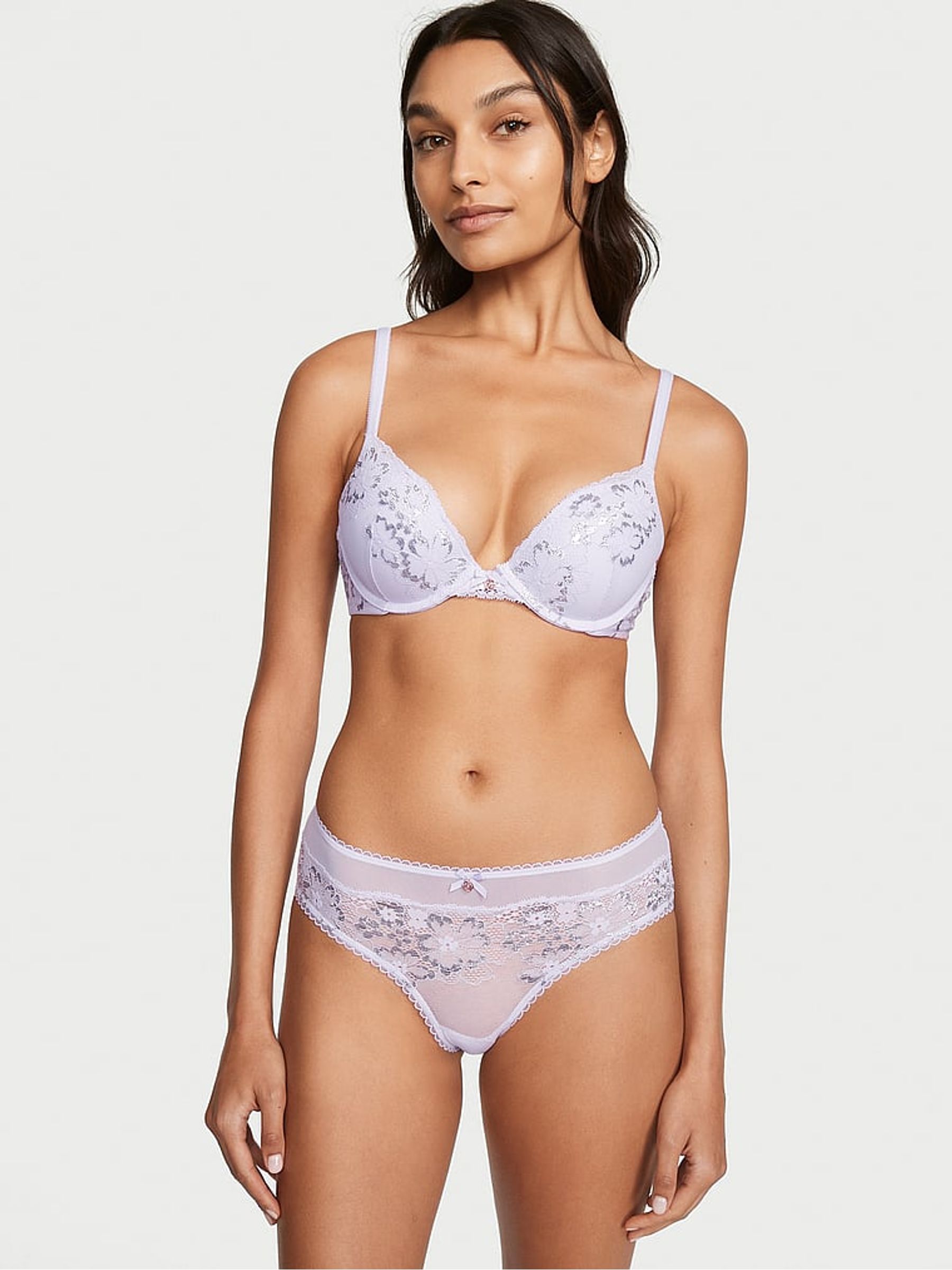 Lucky Lilac Purple Lace Bra - Image 3 of 4