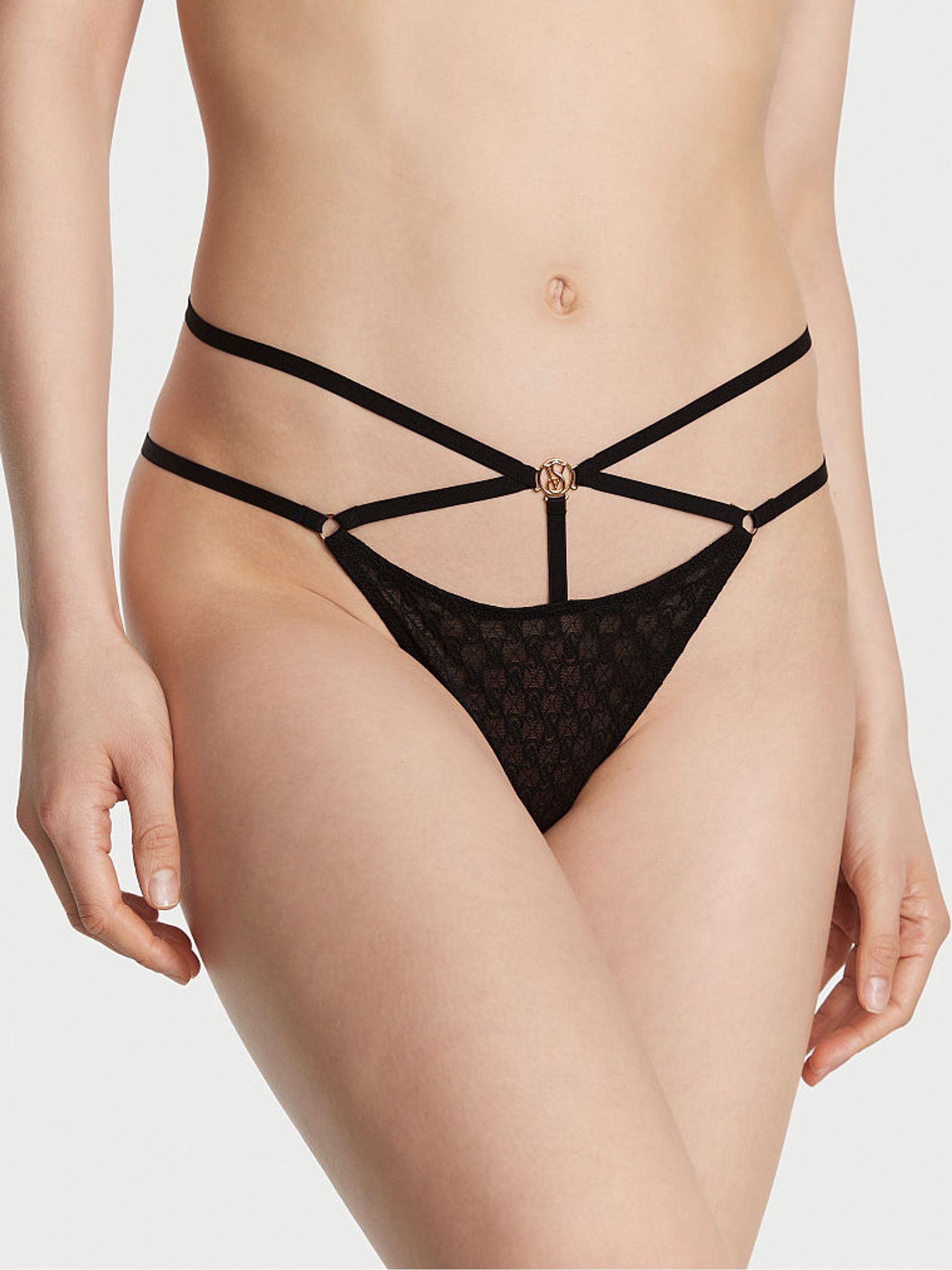 Black Lace Brazilian Icon Knickers - Image 1 of 4
