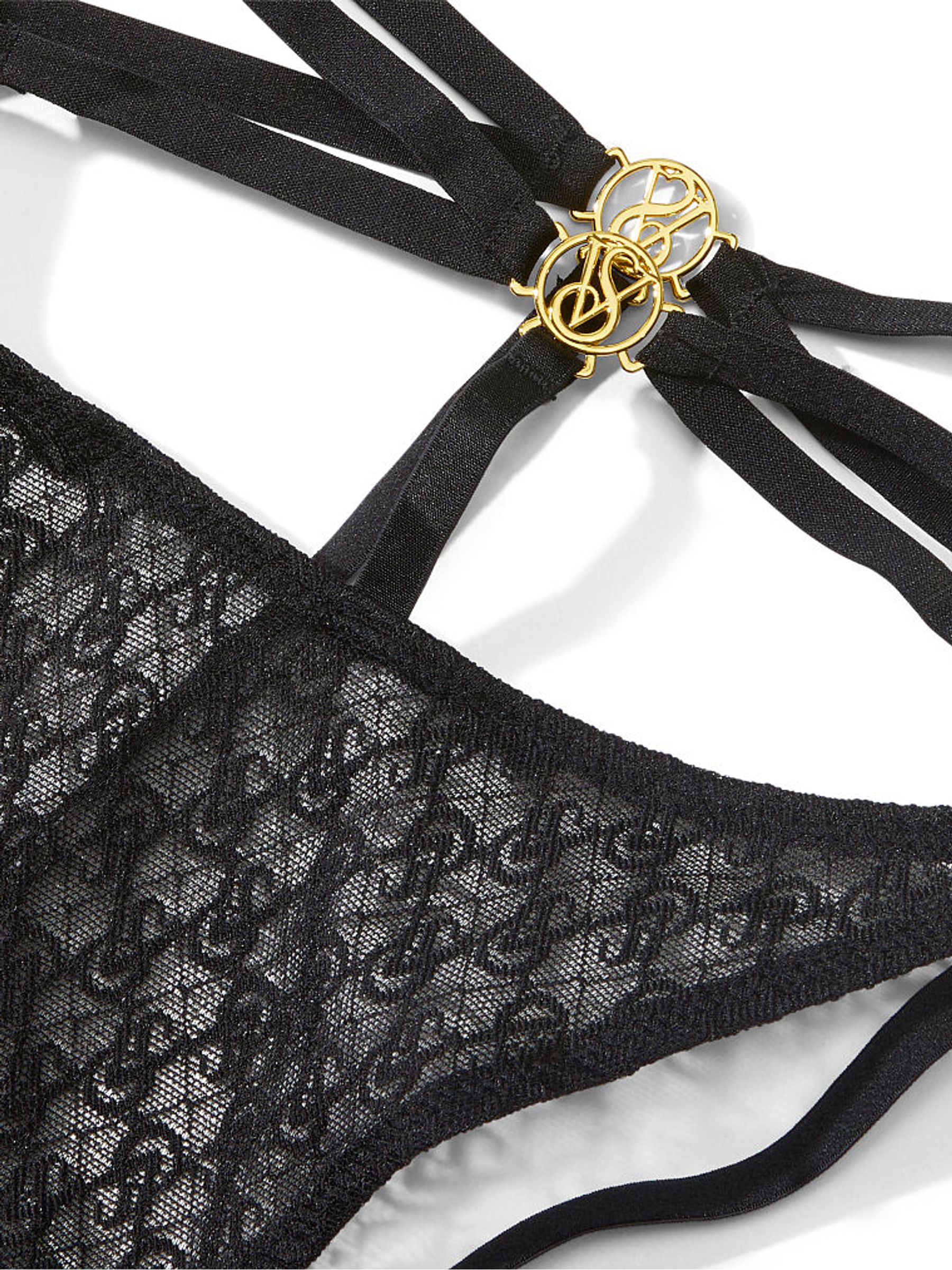 Black Lace Brazilian Icon Knickers - Image 4 of 4