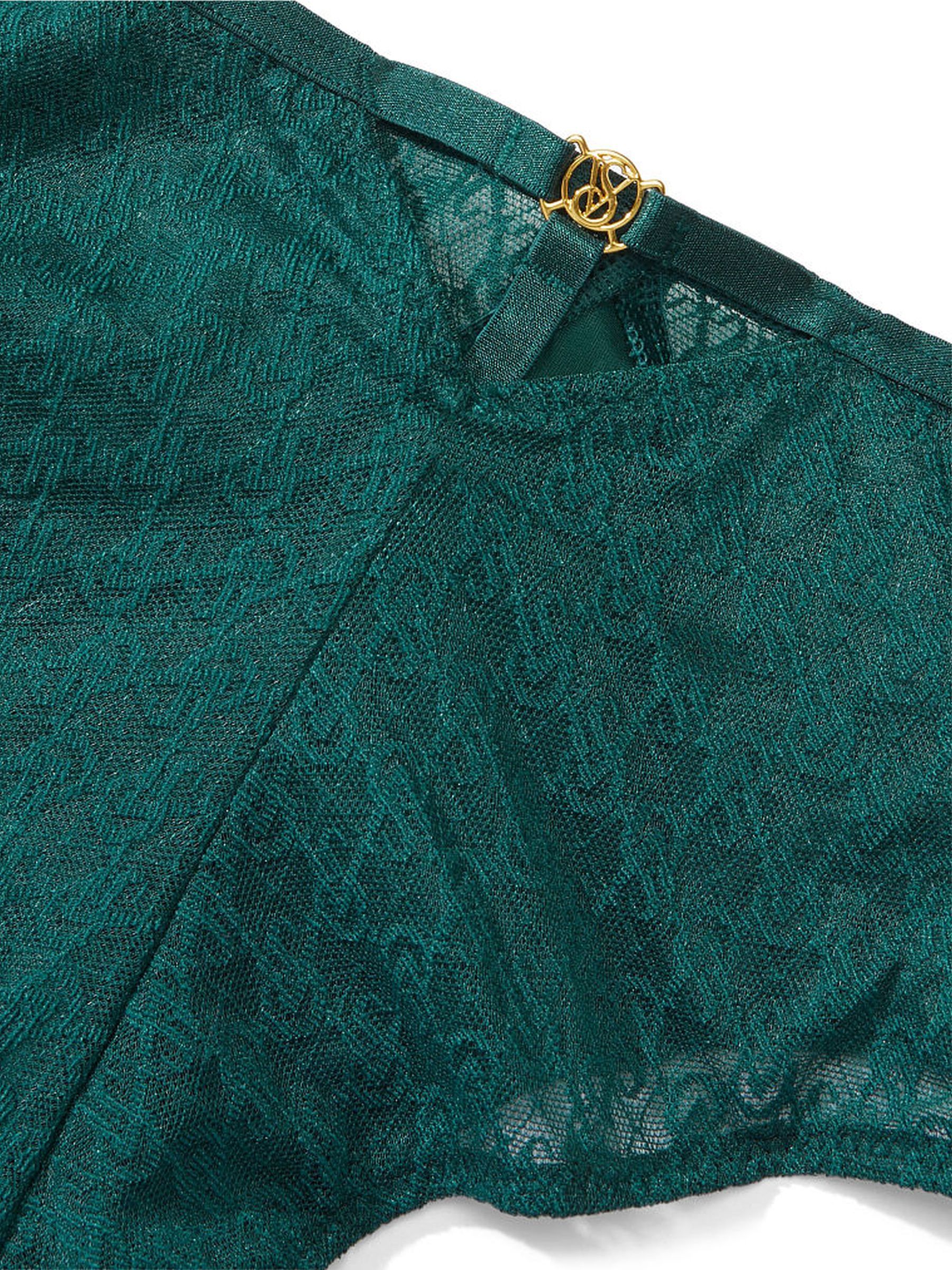 Black Ivy Green Lace Cheeky Icon Knickers - Image 1 of 4