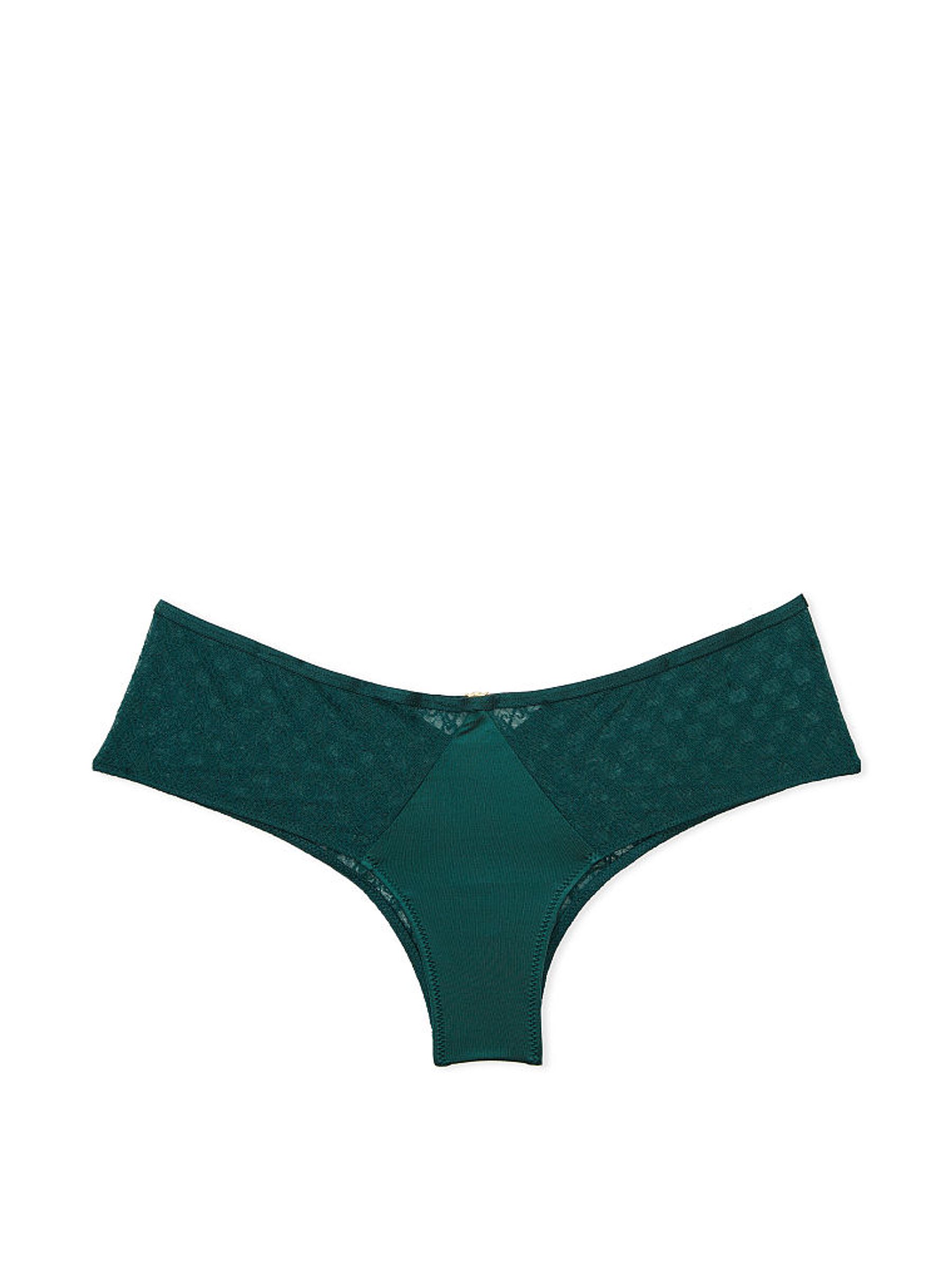 Black Ivy Green Lace Cheeky Icon Knickers - Image 3 of 4