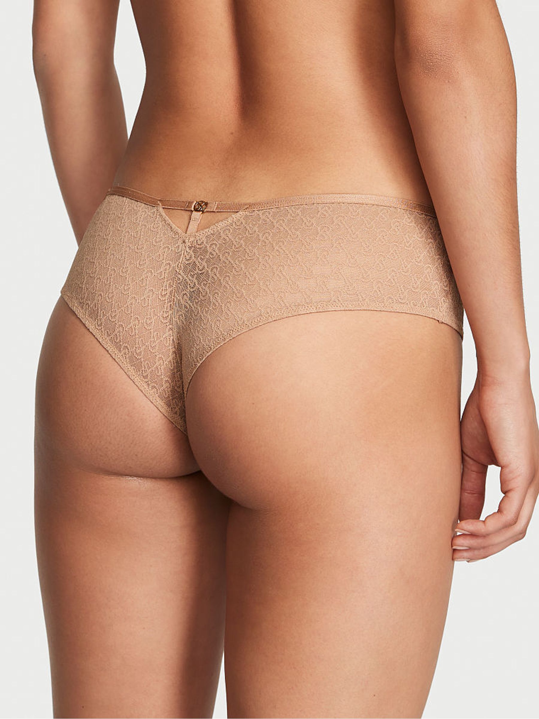 Praline Nude Lace Cheeky Icon Knickers - Image 2 of 4