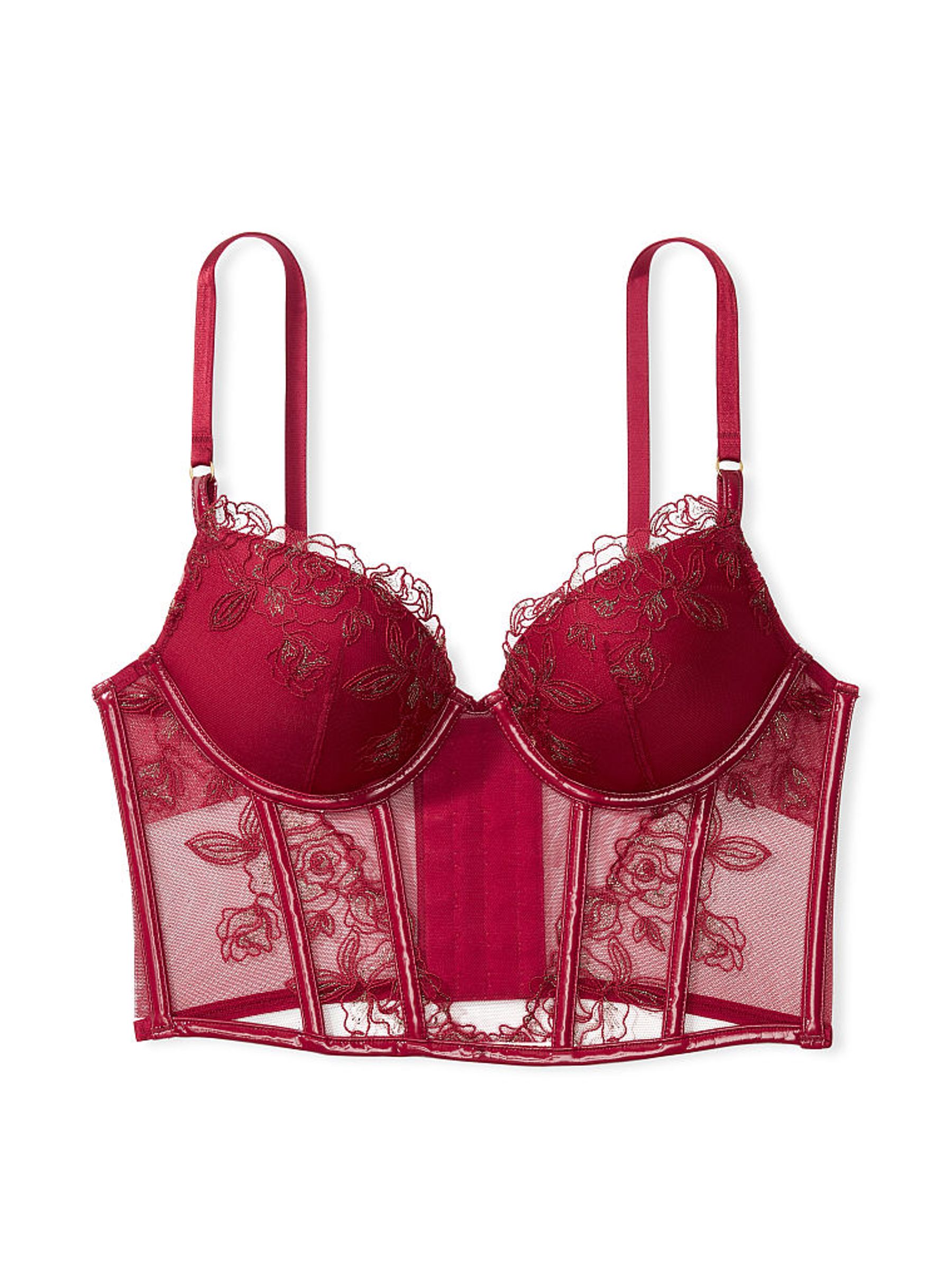 Red Lacquer Red Bra Top - Image 3 of 3