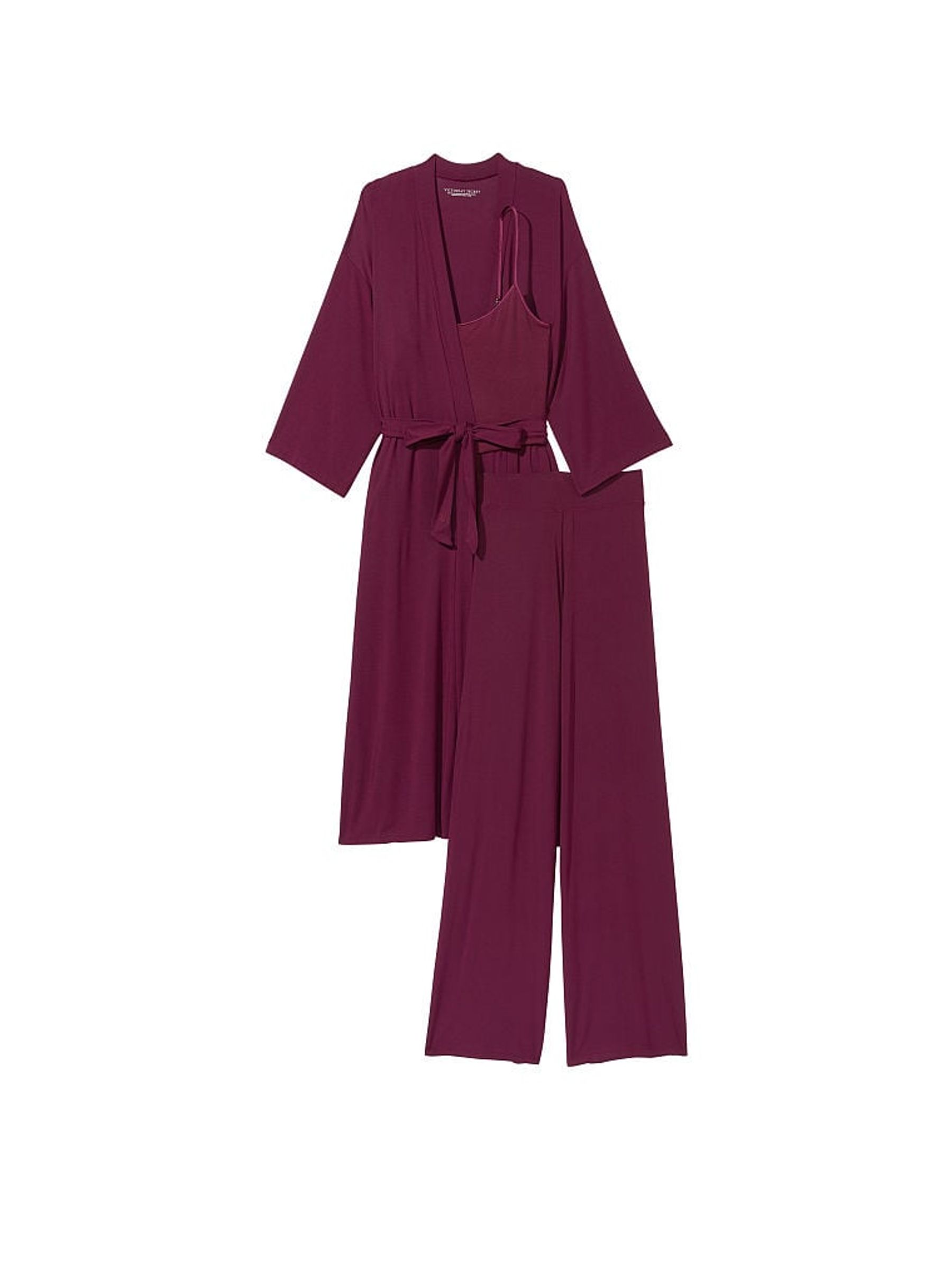 Kir Red Modal Long Pyjamas - Image 3 of 3
