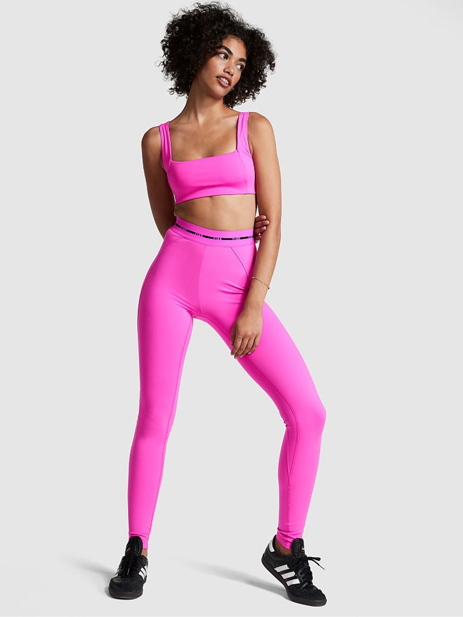 Pink Berry Logo Waistband Legging - Image 1 of 4