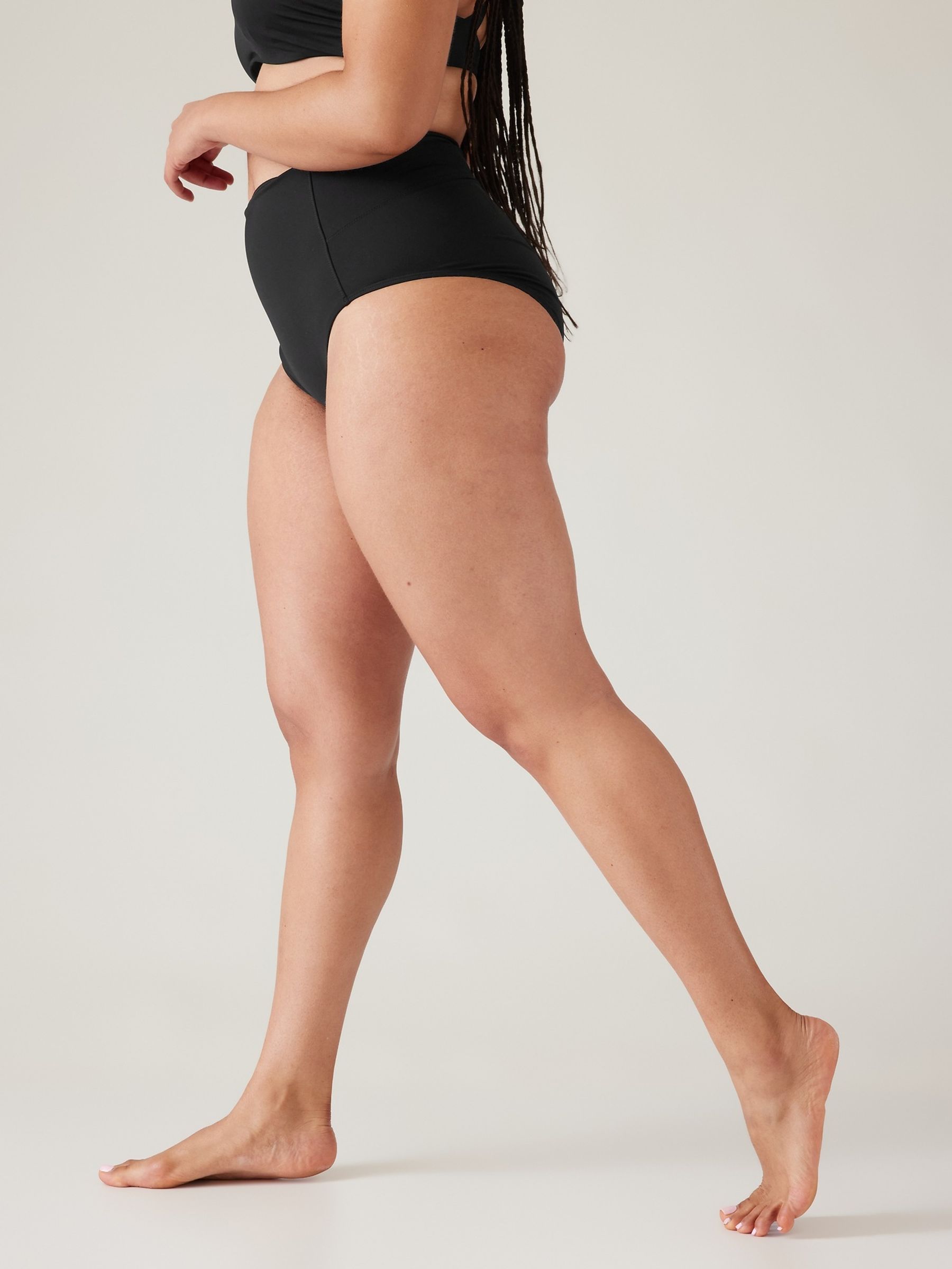 Athleta Black Essential Ultra High Waist Swim Bottom - Image 3 of 5