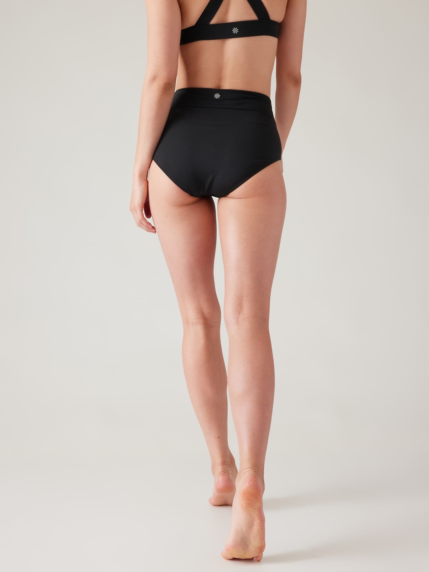 Athleta Black Essential Ultra High Waist Swim Bottom - Image 4 of 5