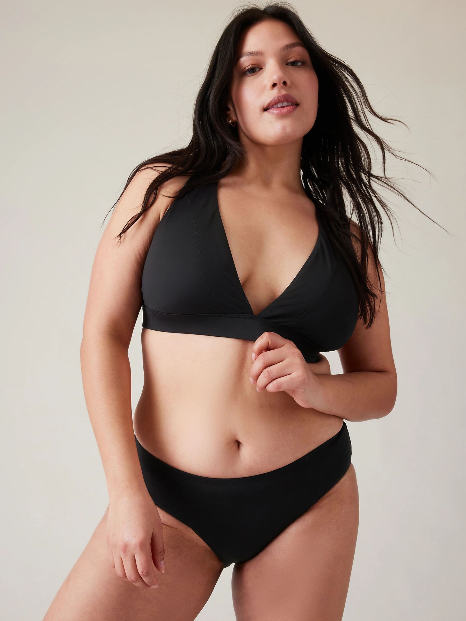 Athleta Black Riptide Bikini Top D-DD - Image 1 of 3