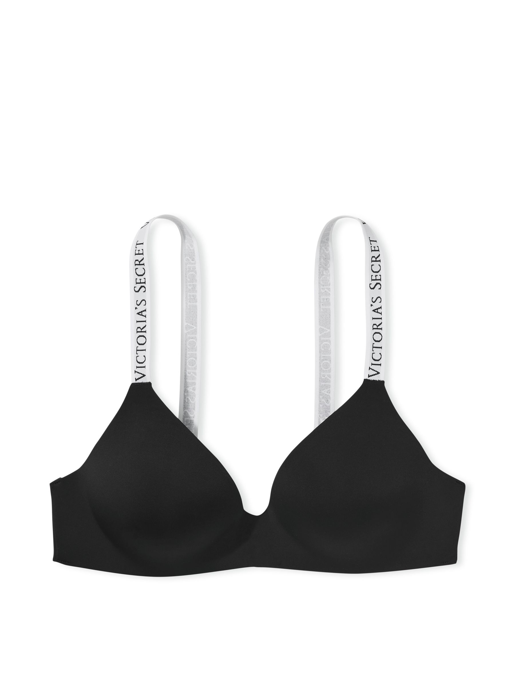 Black and White Non Wired Lightly Lined Bra - Image 3 of 3