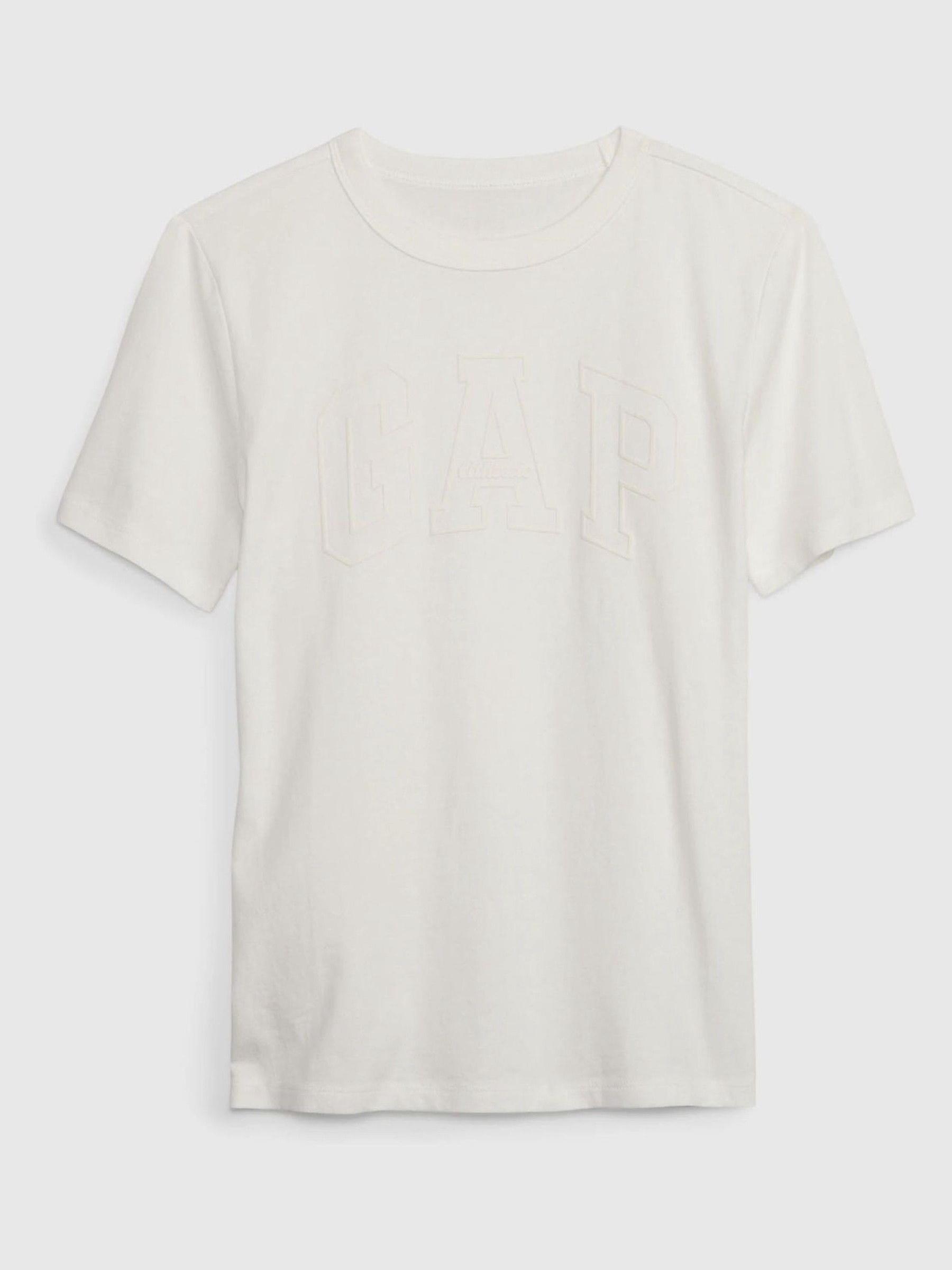 White Organic Cotton Crew Neck Short Sleeve T-Shirt - Image 1 of 1