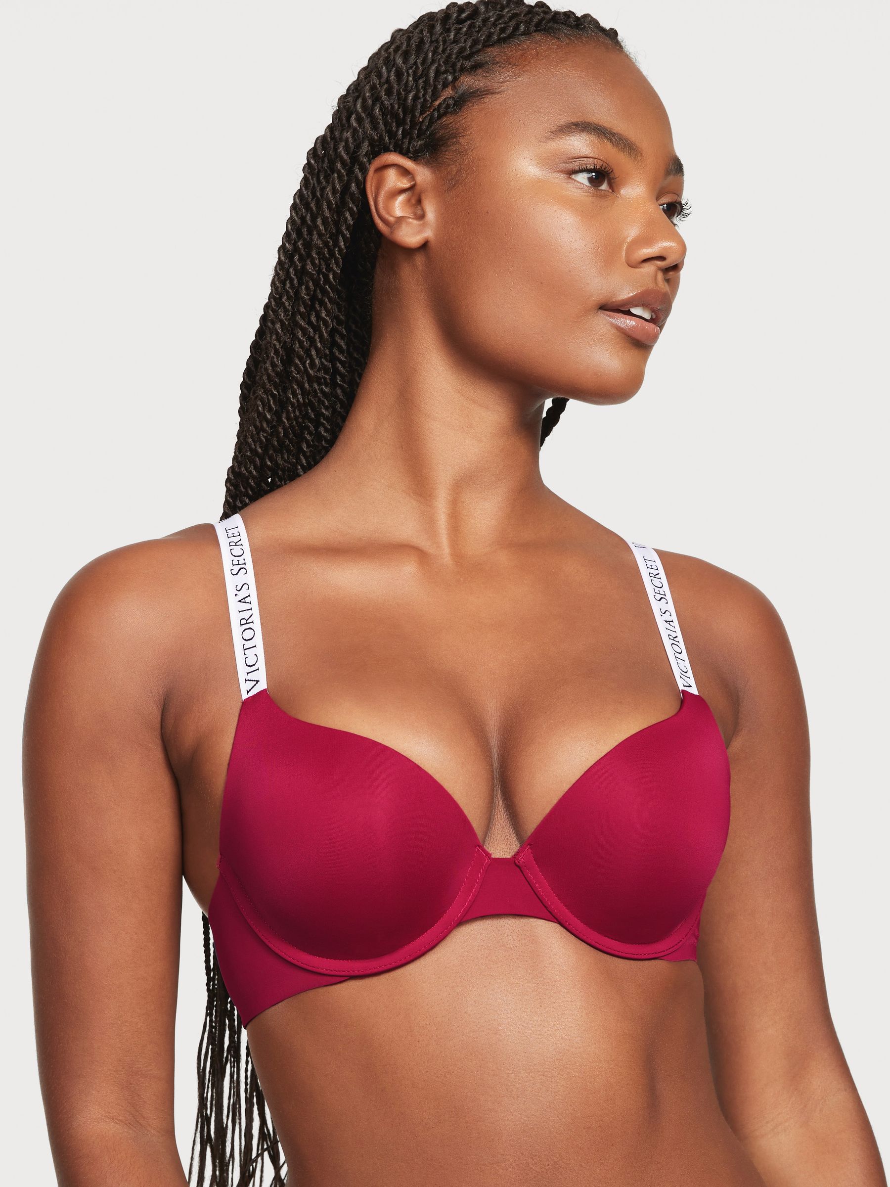 Claret Red Full Cup Push Up Bra - Image 1 of 3