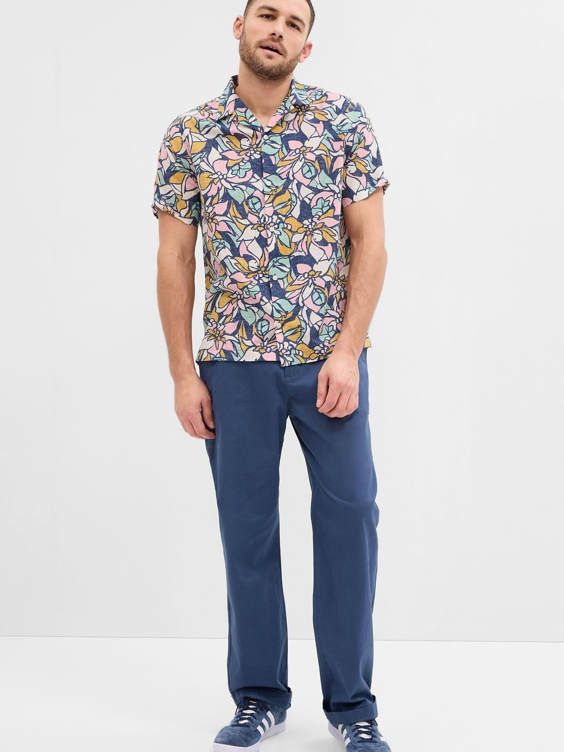 Blue Essential Chino Trousers Loose Taper Fit - Image 1 of 2