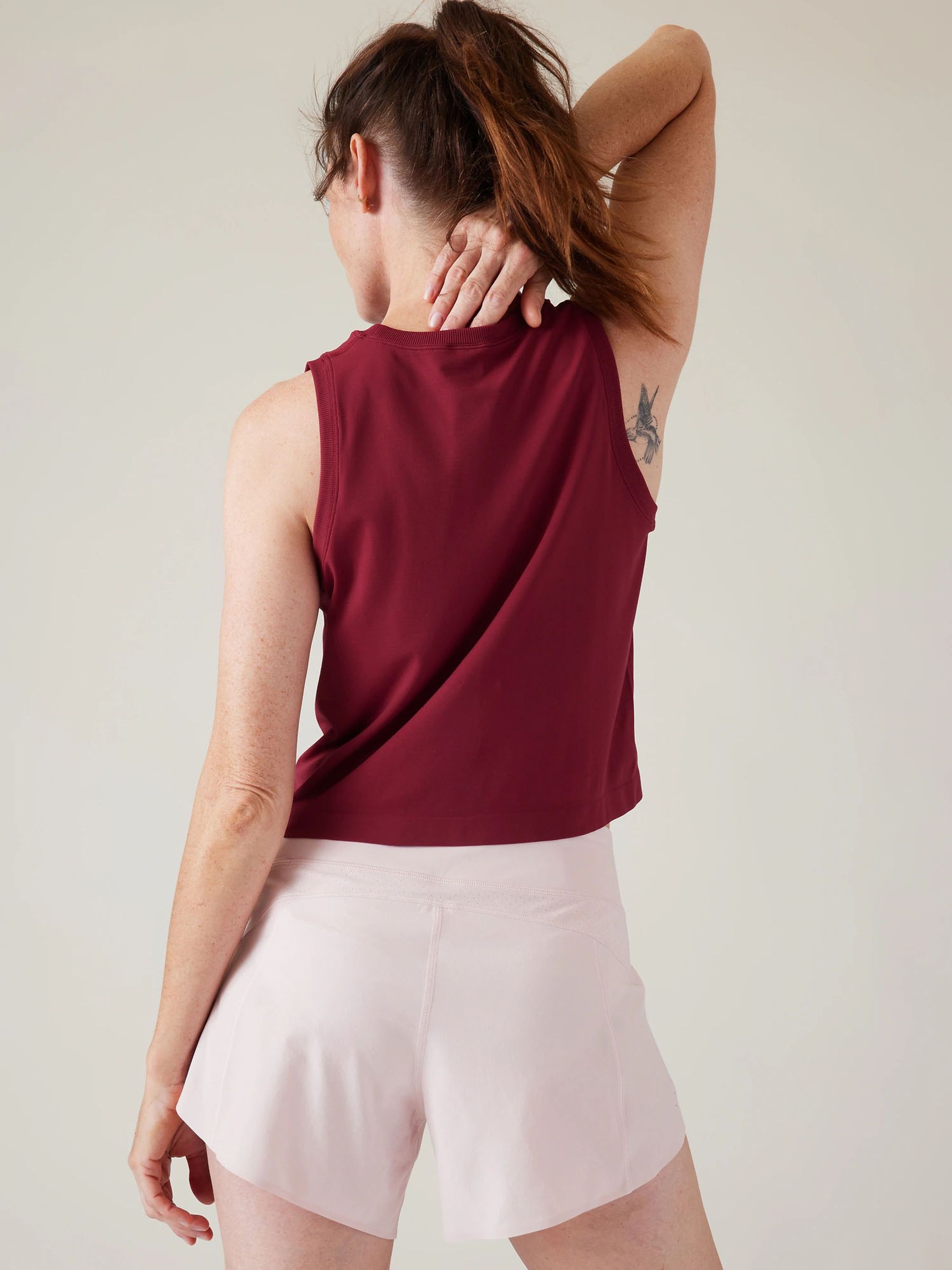 Athleta Red Ether Seamless Tank Vest - Image 2 of 6