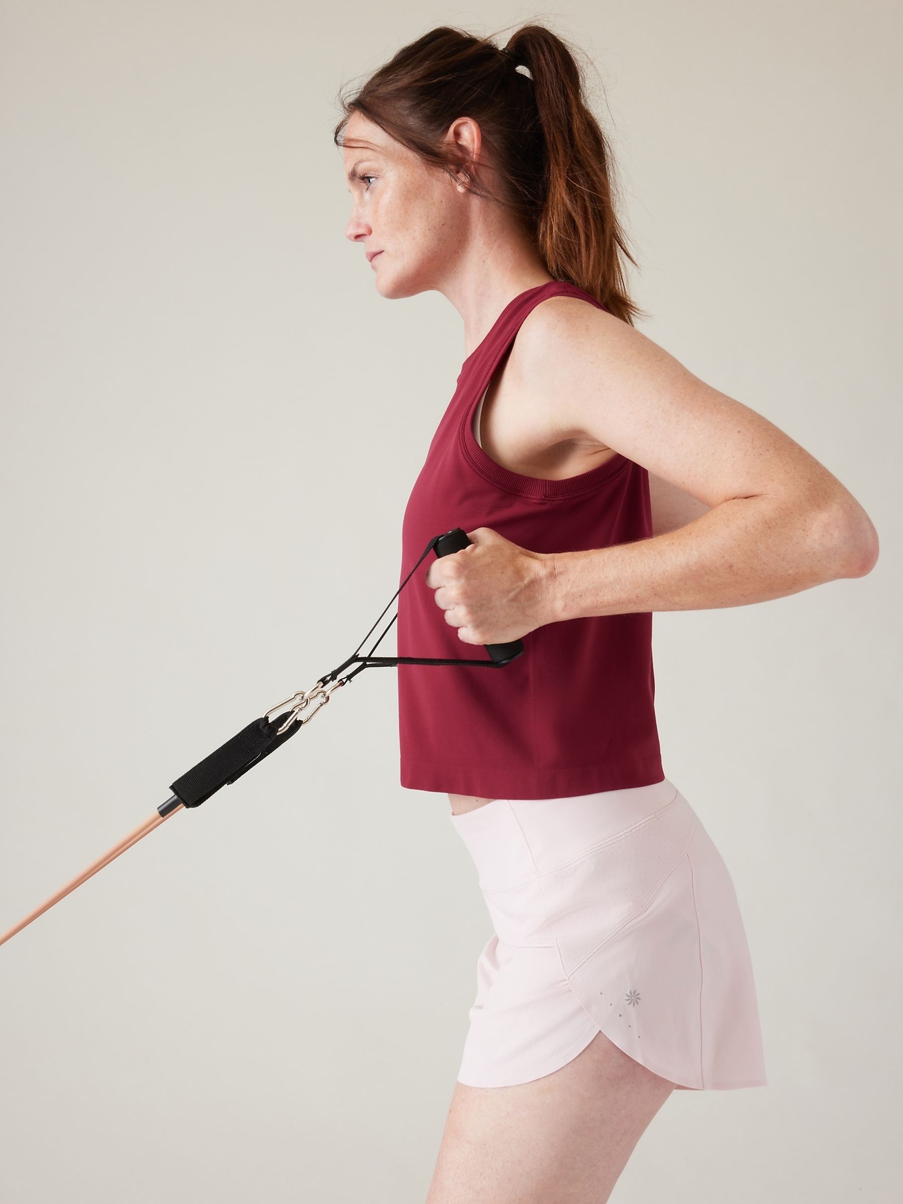 Athleta Red Ether Seamless Tank Vest - Image 3 of 6