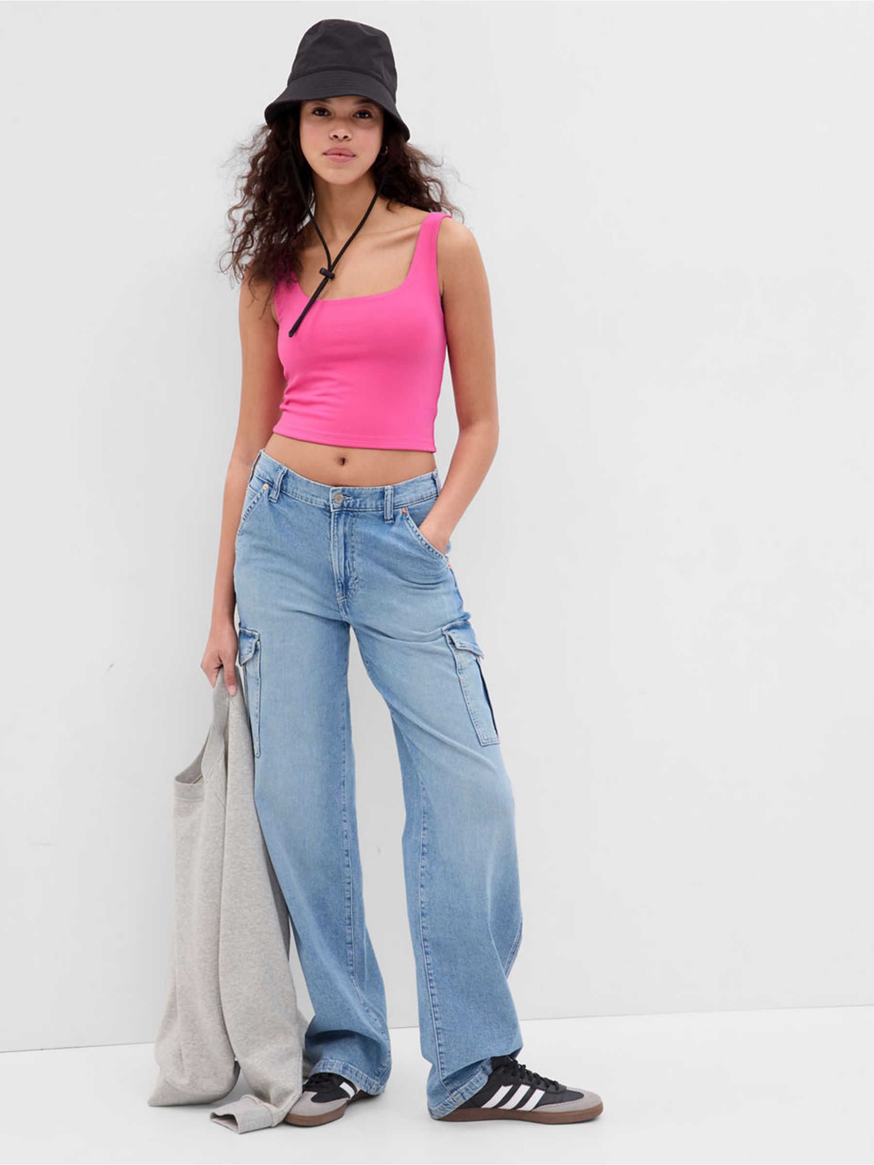 Pink Cropped Vest - Image 1 of 1