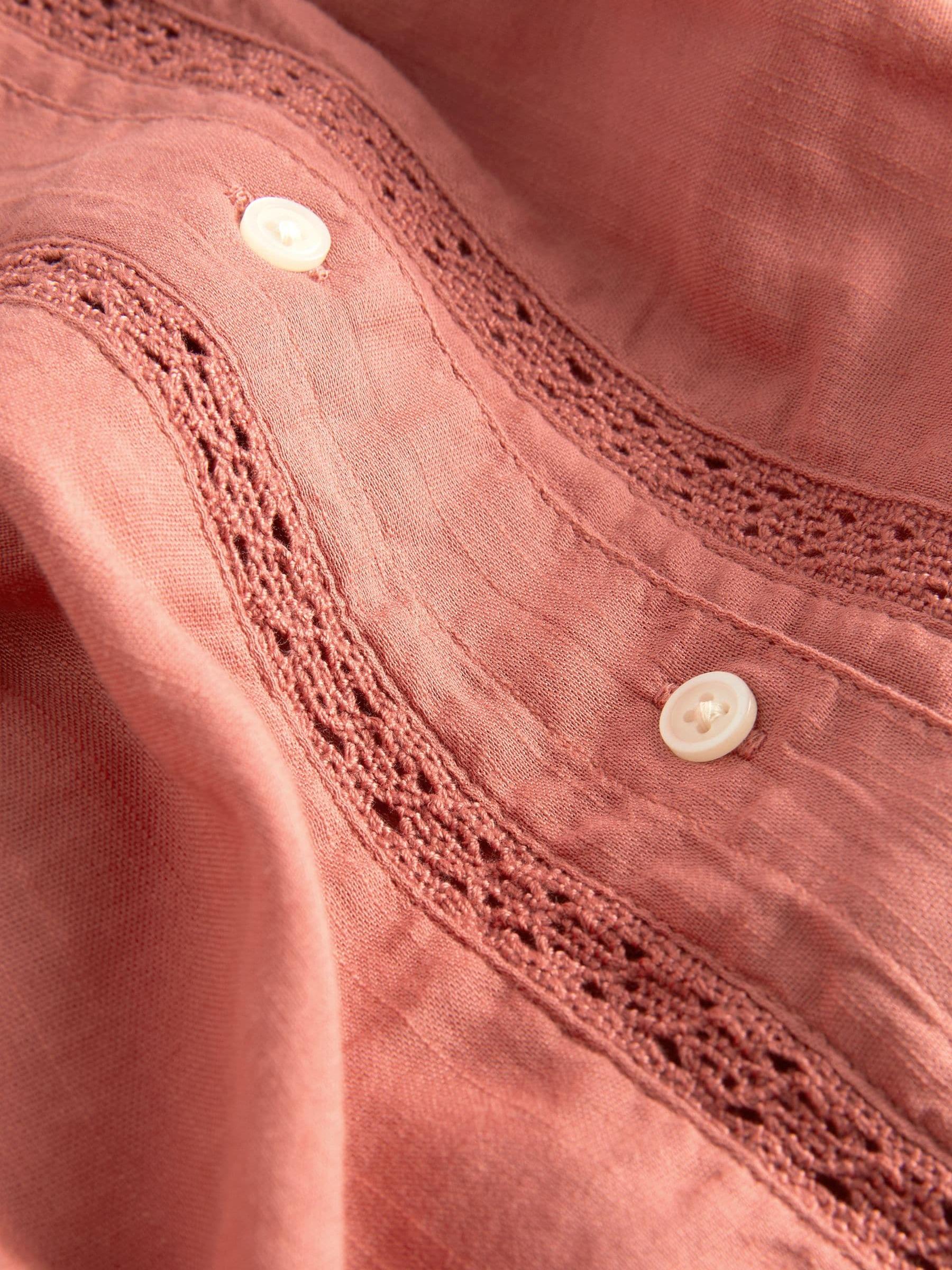 Red Puff Long Sleeve Crewneck Top - Image 3 of 3
